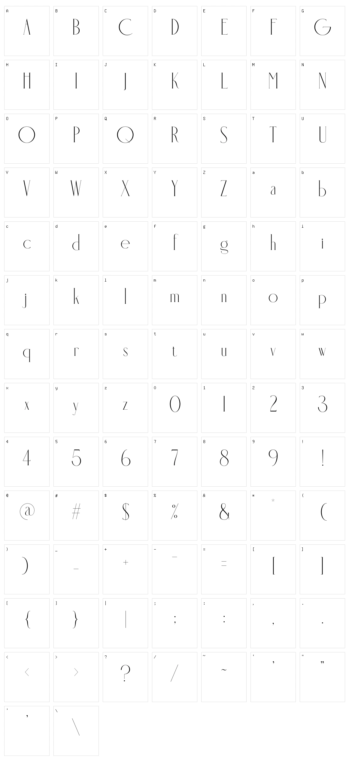 Holipop Character Set