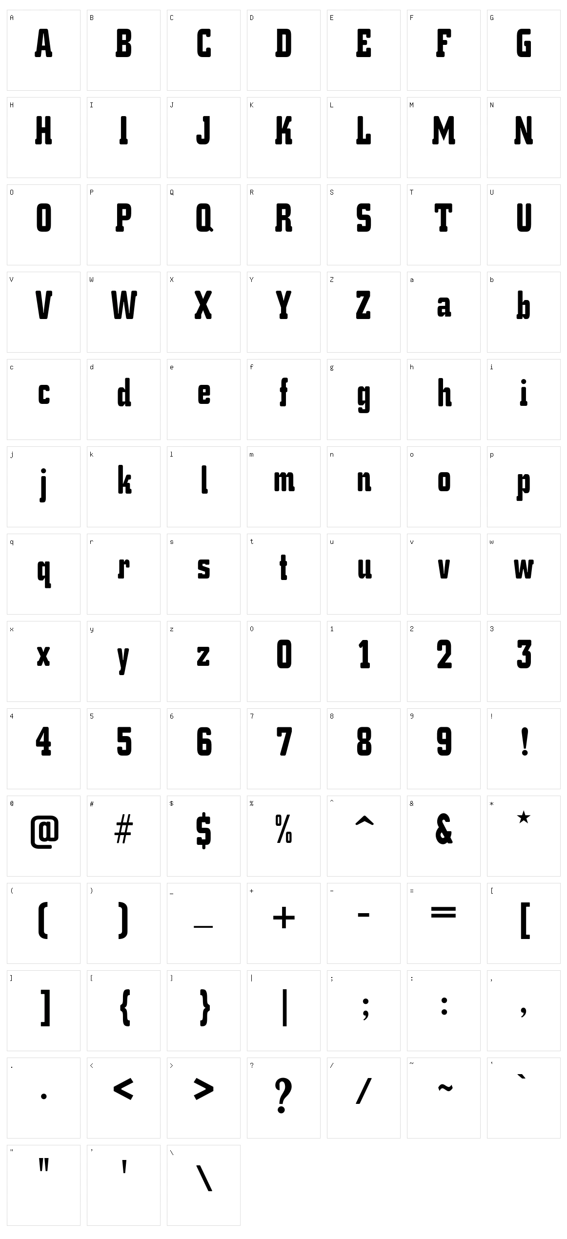 K.O. Activista Character Set