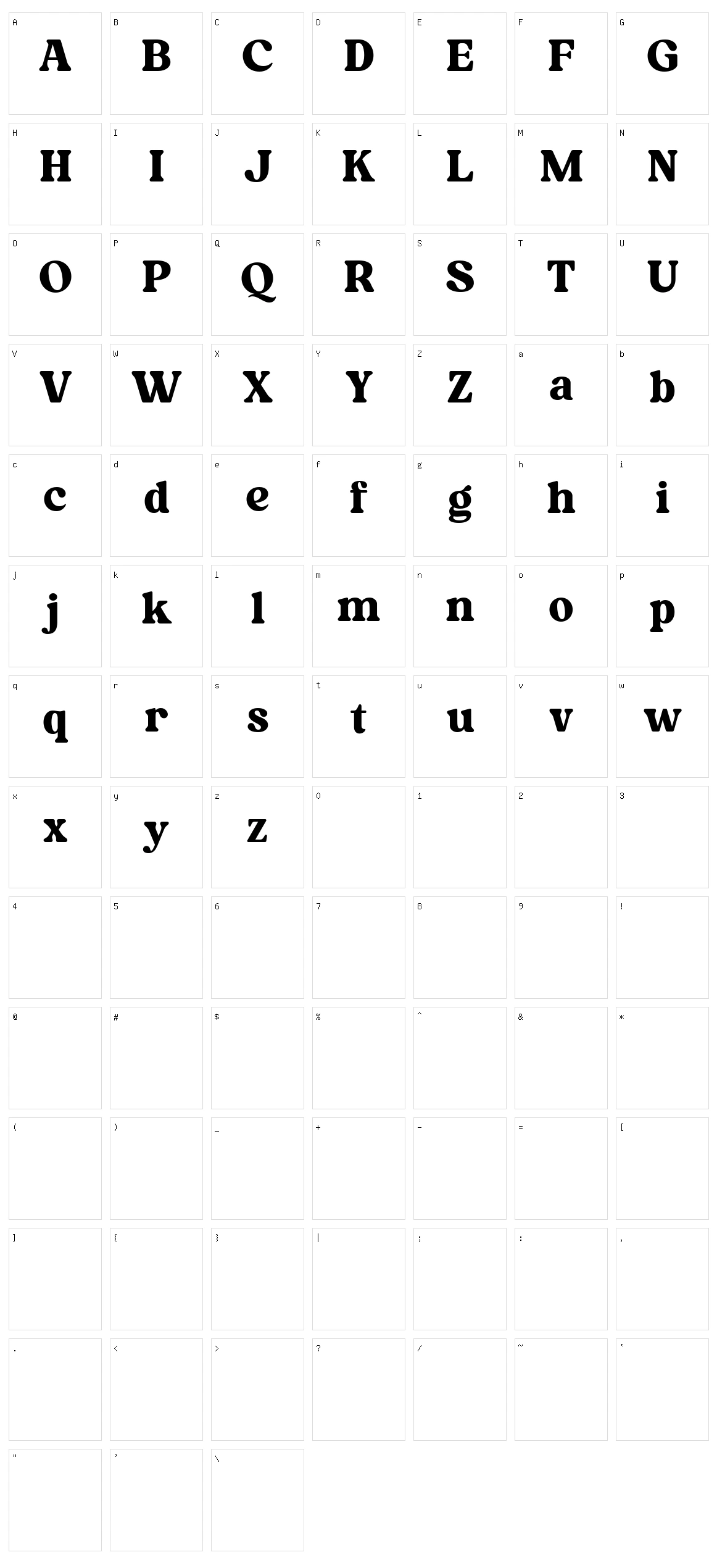 Kindest Reality Character Set