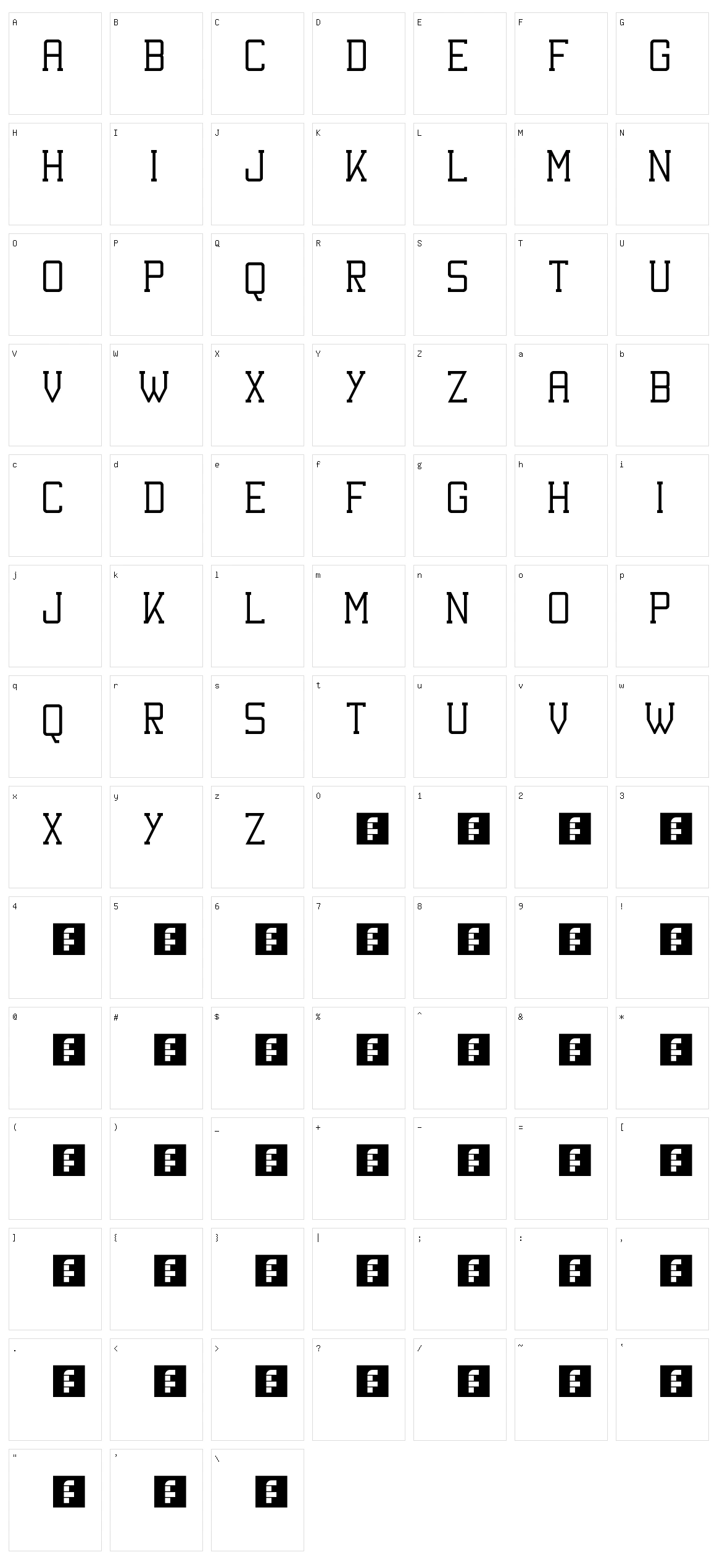 Kinetic Extreme Solid Character Set