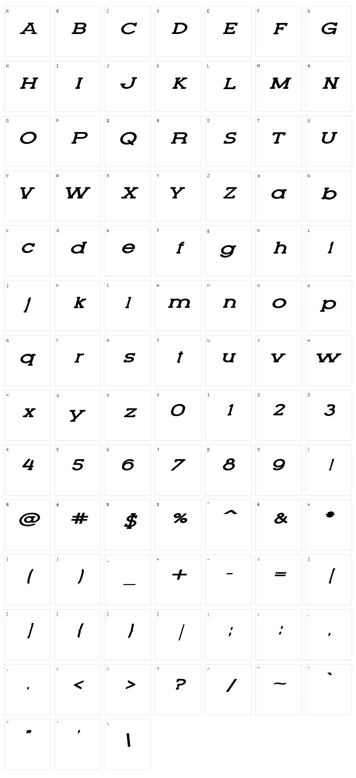 Lettering Set New Character Set