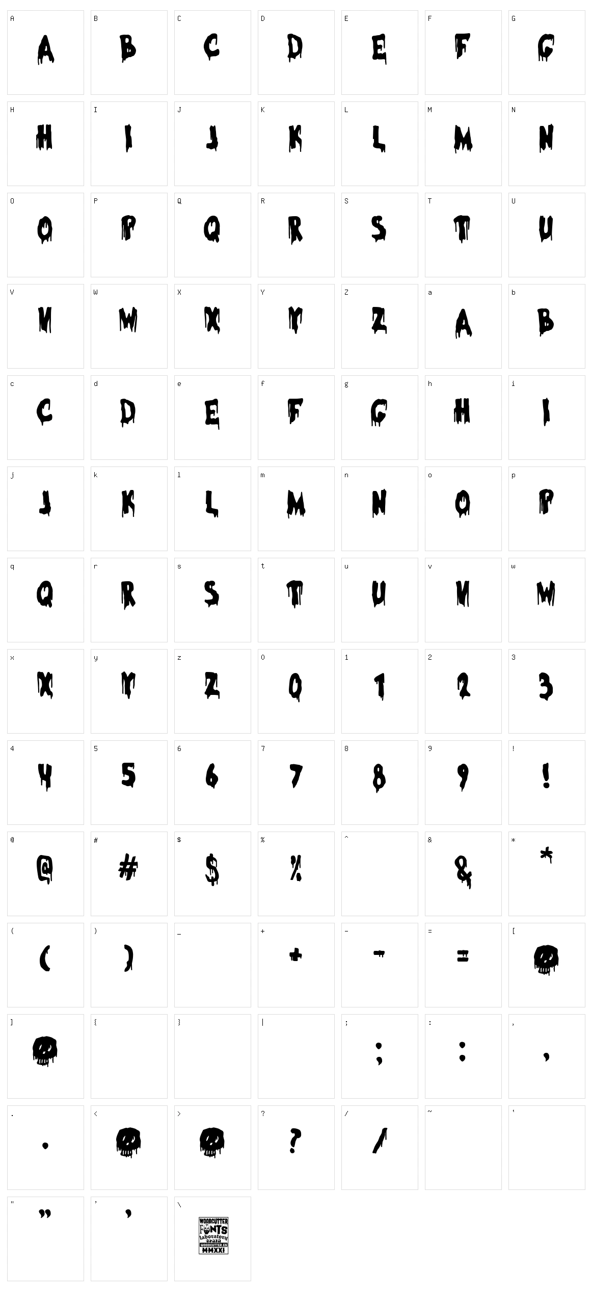 Halloween Morning Character Set