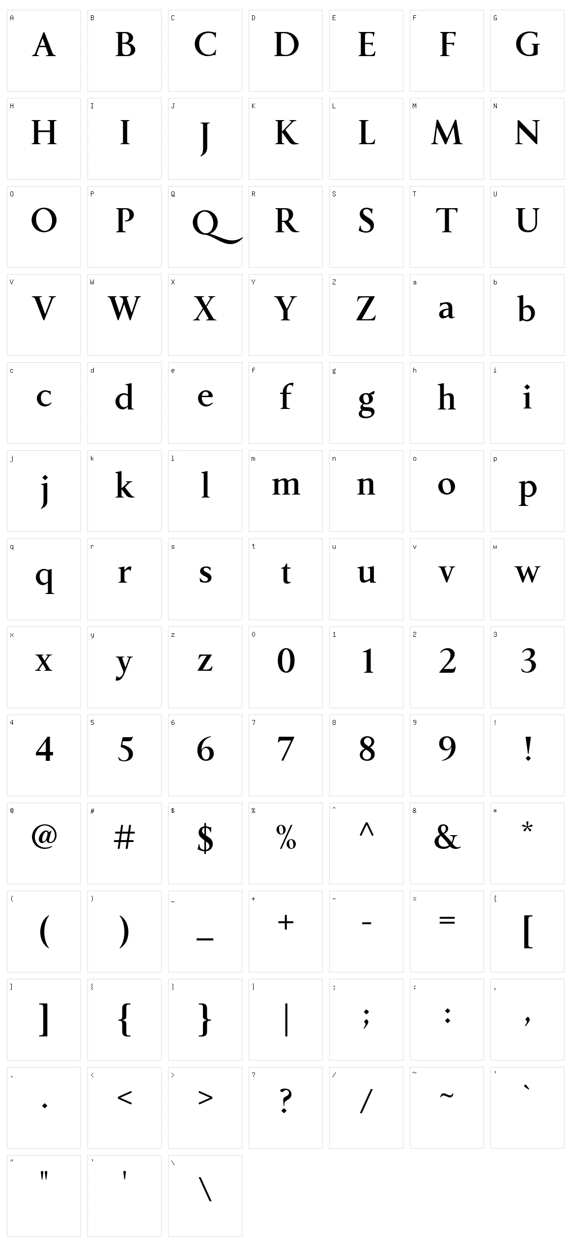 LT Soul Character Set