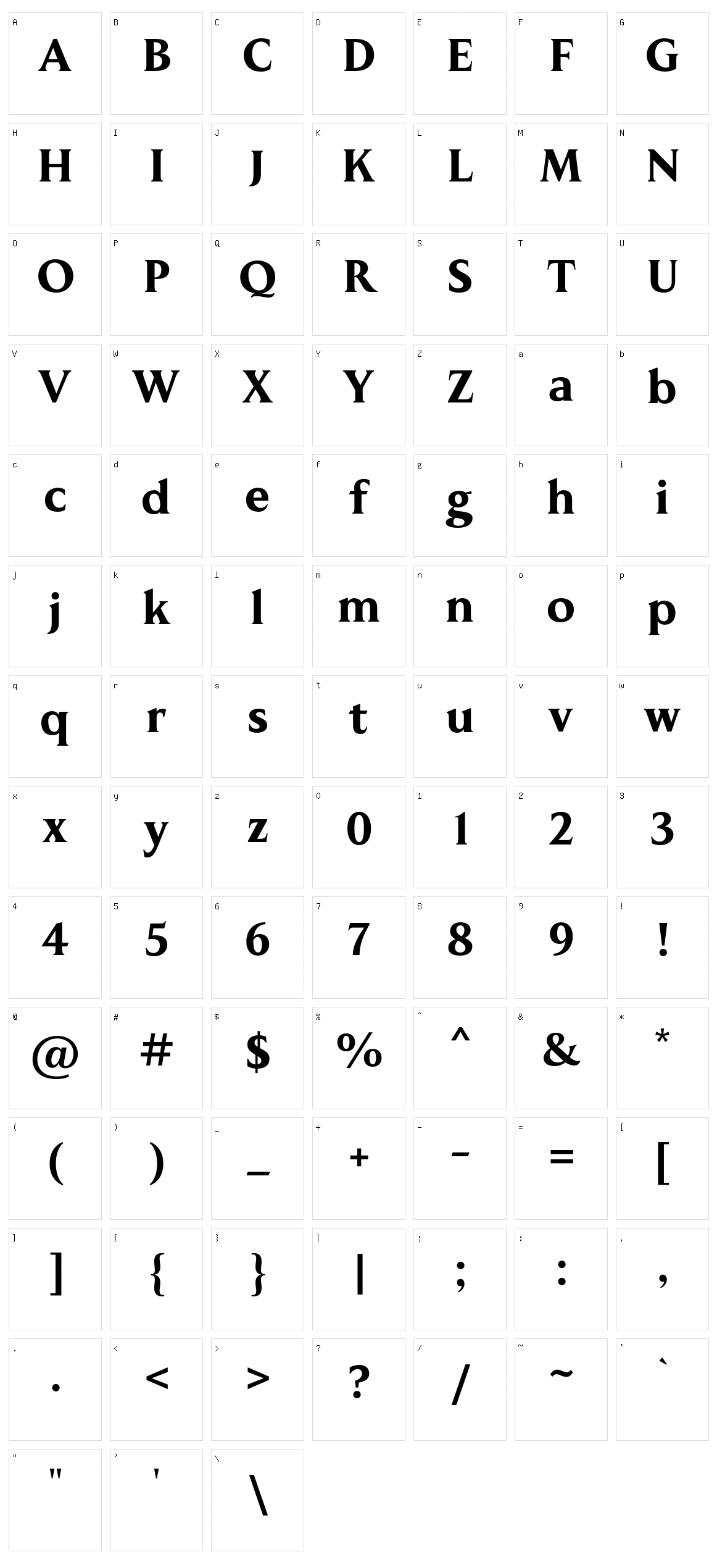 MADE Kenfolg Character Set