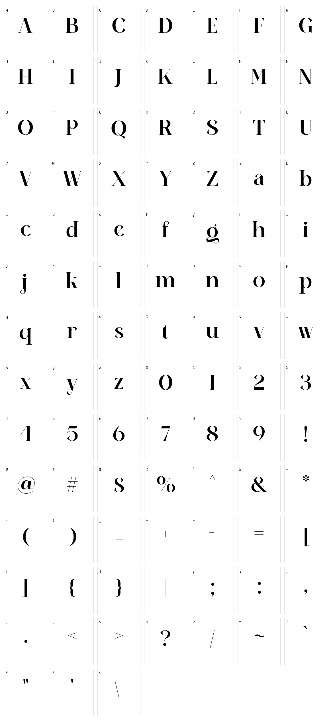 Meiland Gorgeous Character Set