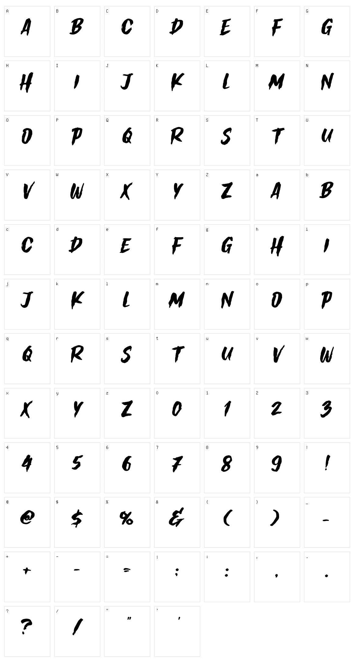 Ghostphobia Character Set