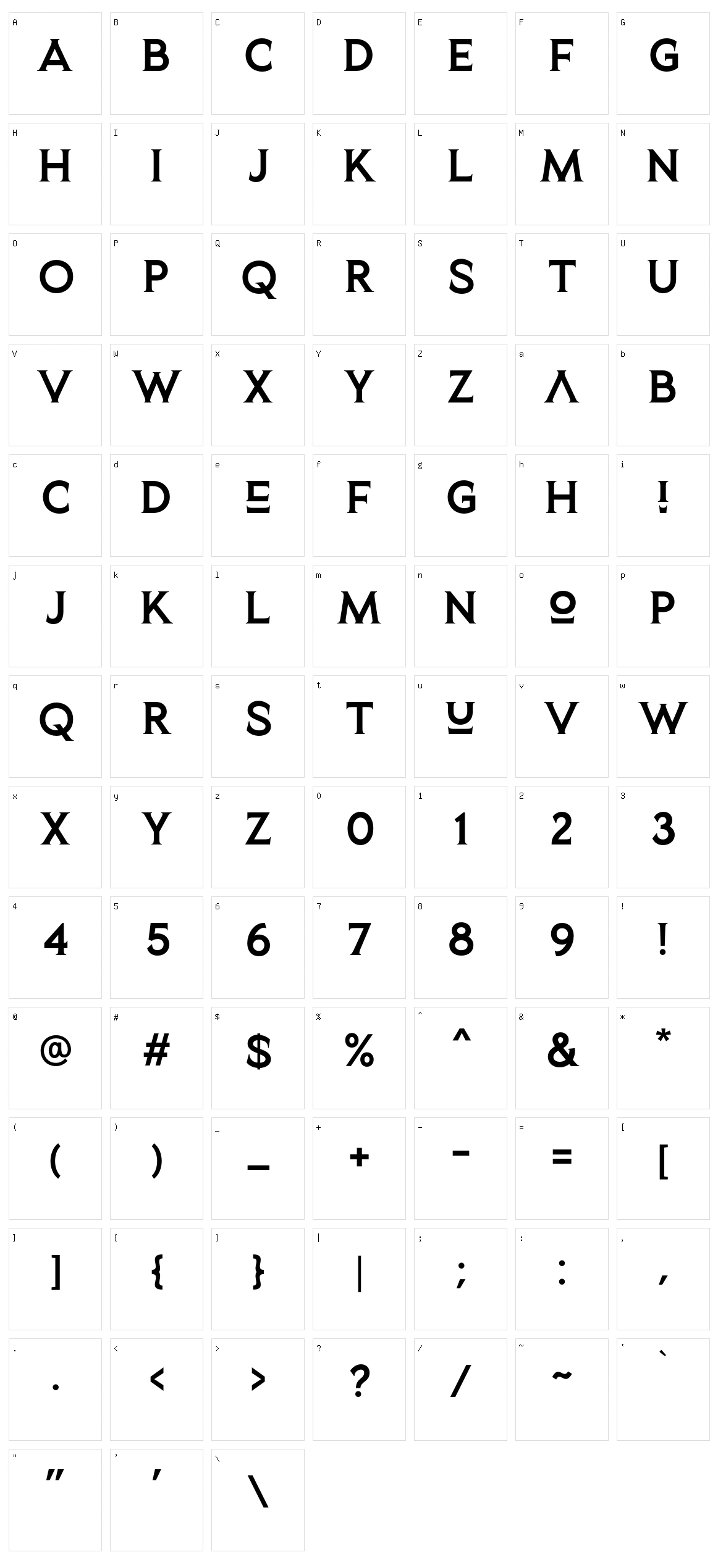 Planet Gamers Character Set