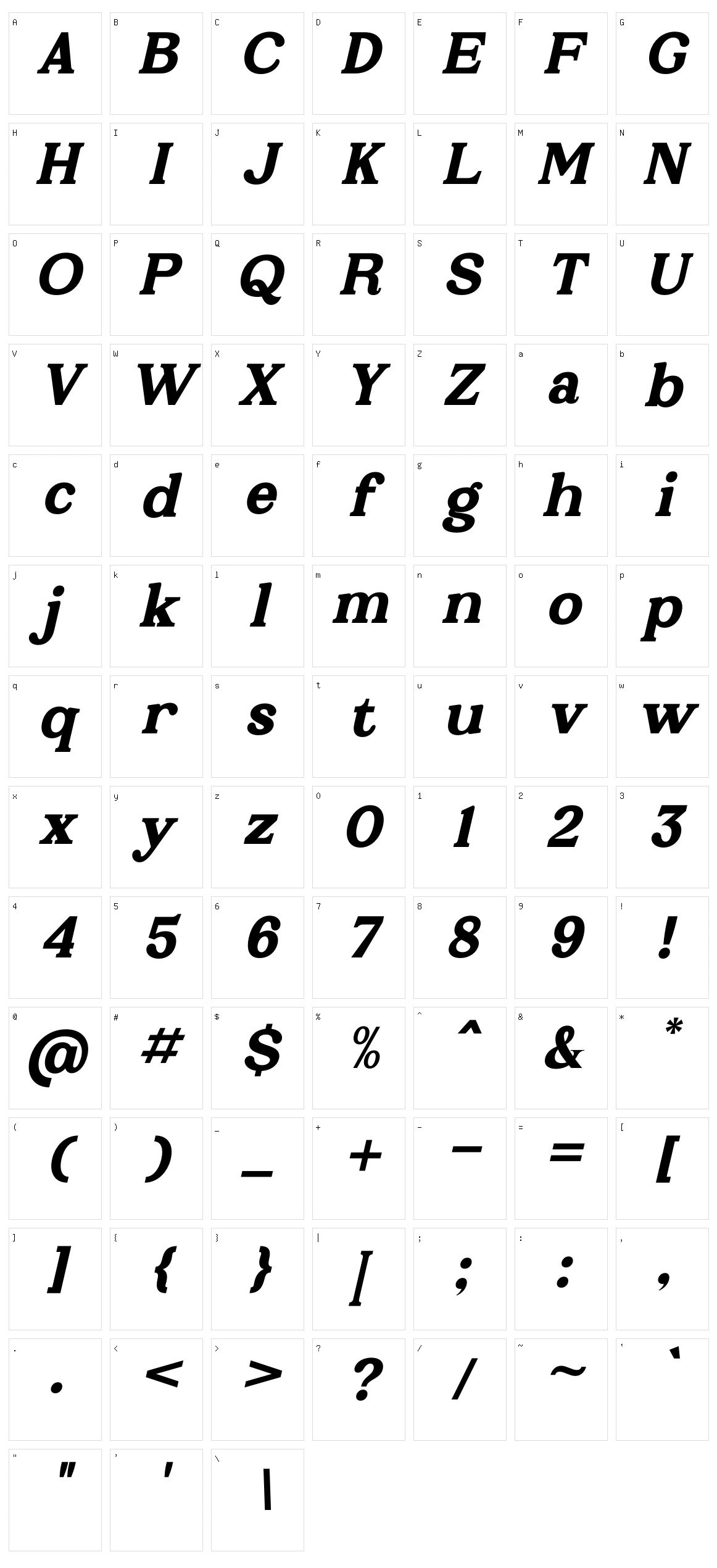 Prigille Hands Character Set