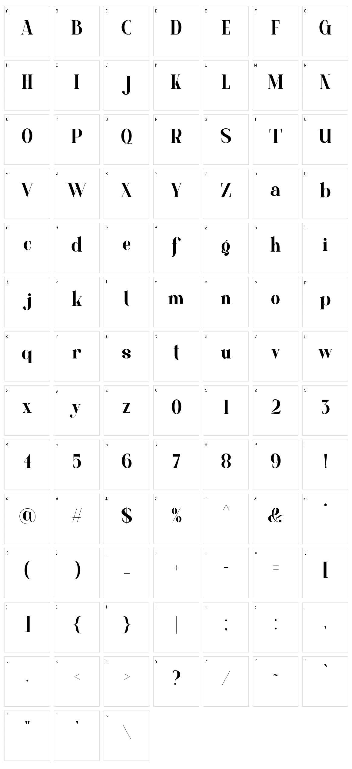 Tilm?ns Character Set