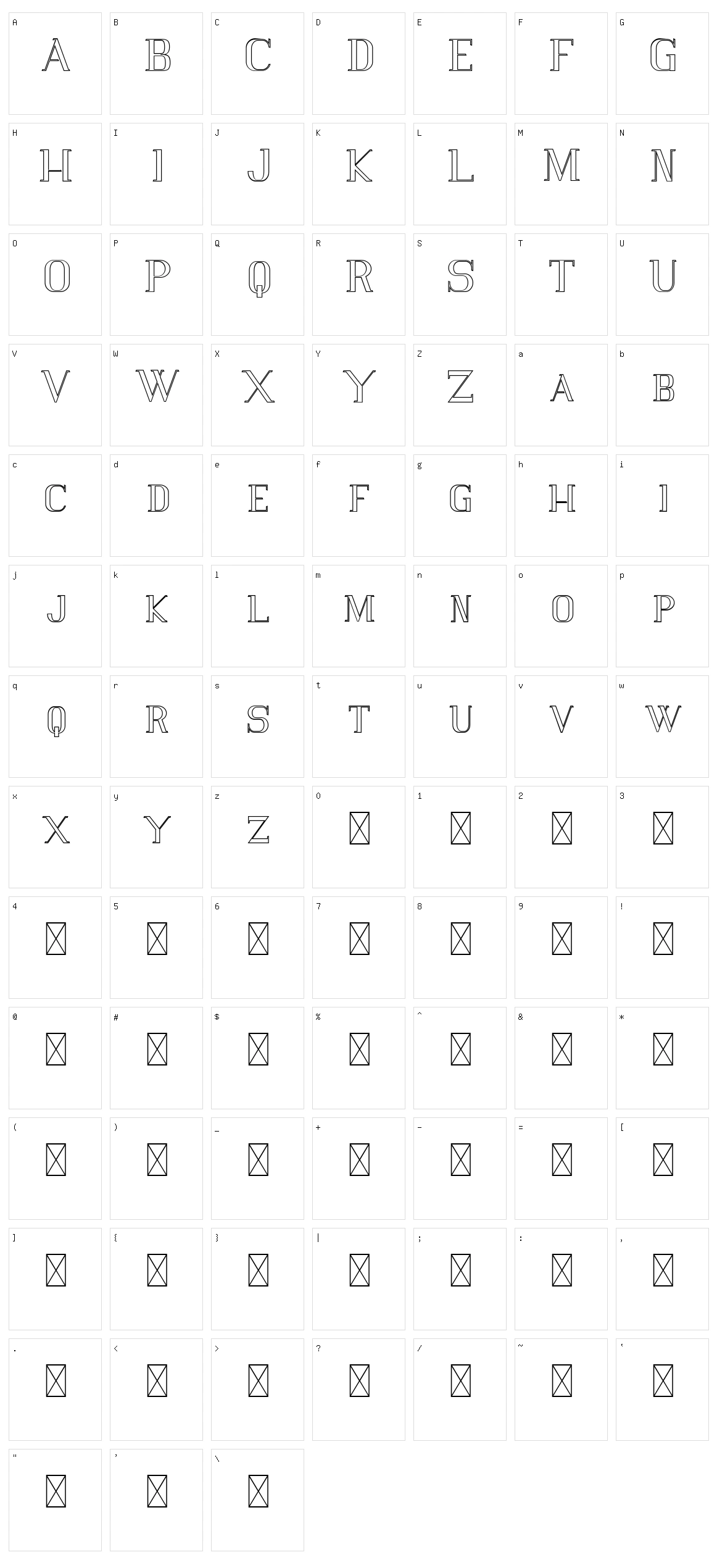Vlorens Flower Character Set