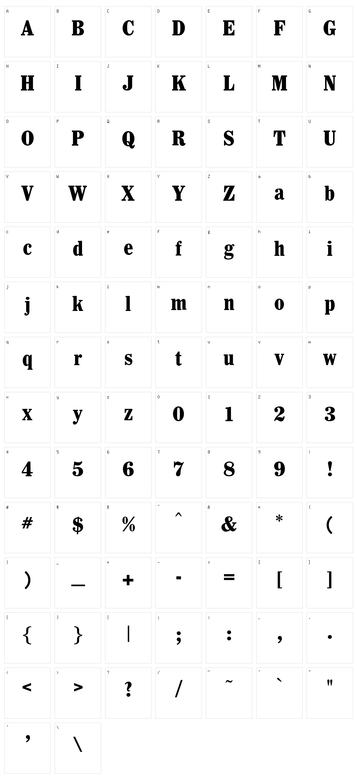 Whitin Character Set