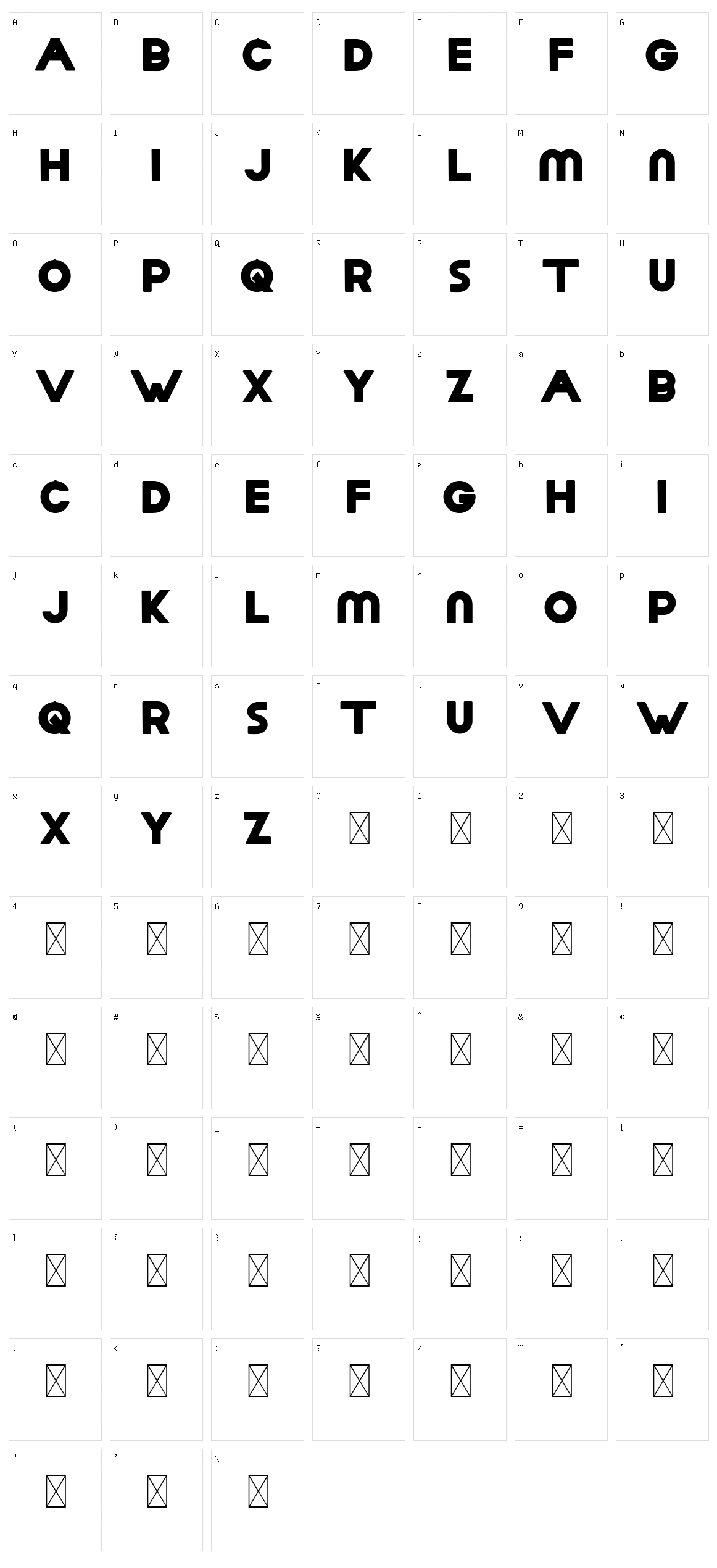 Aday Character Set