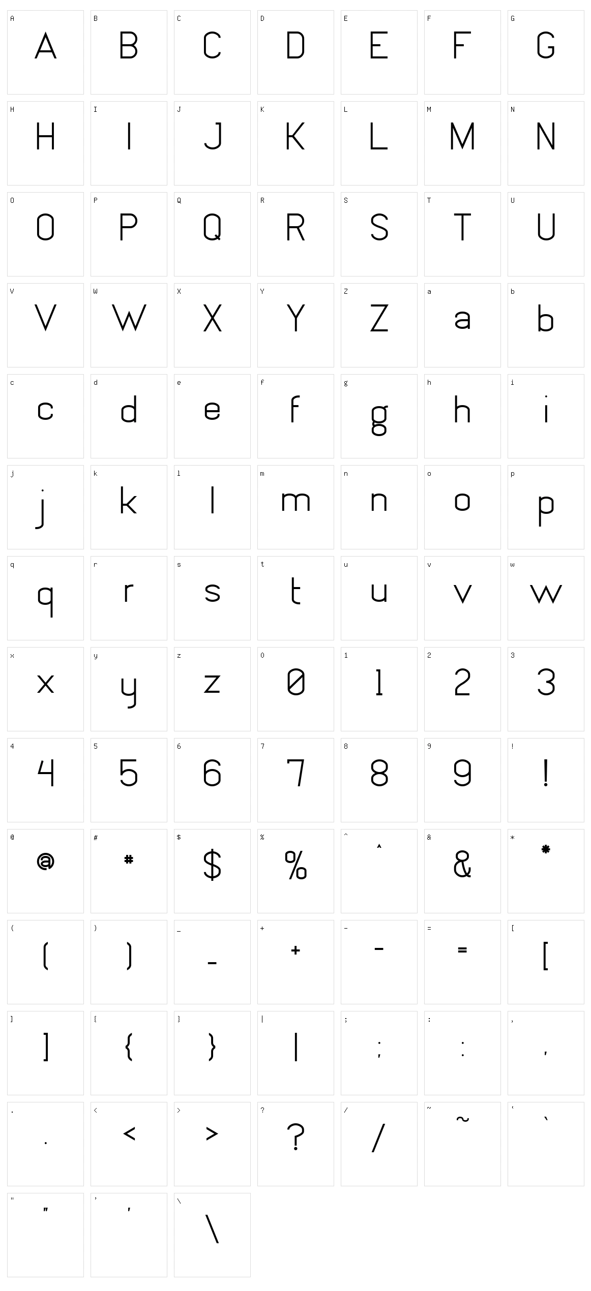 Alto Voltaje Character Set