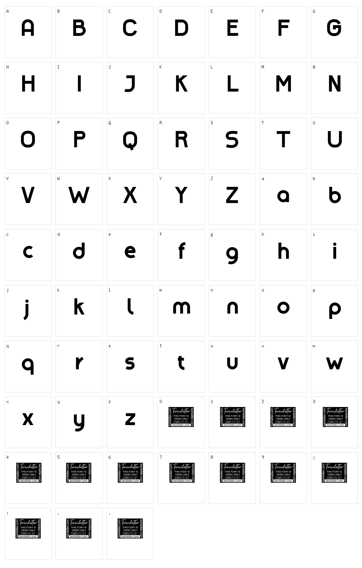 Amenable Character Set