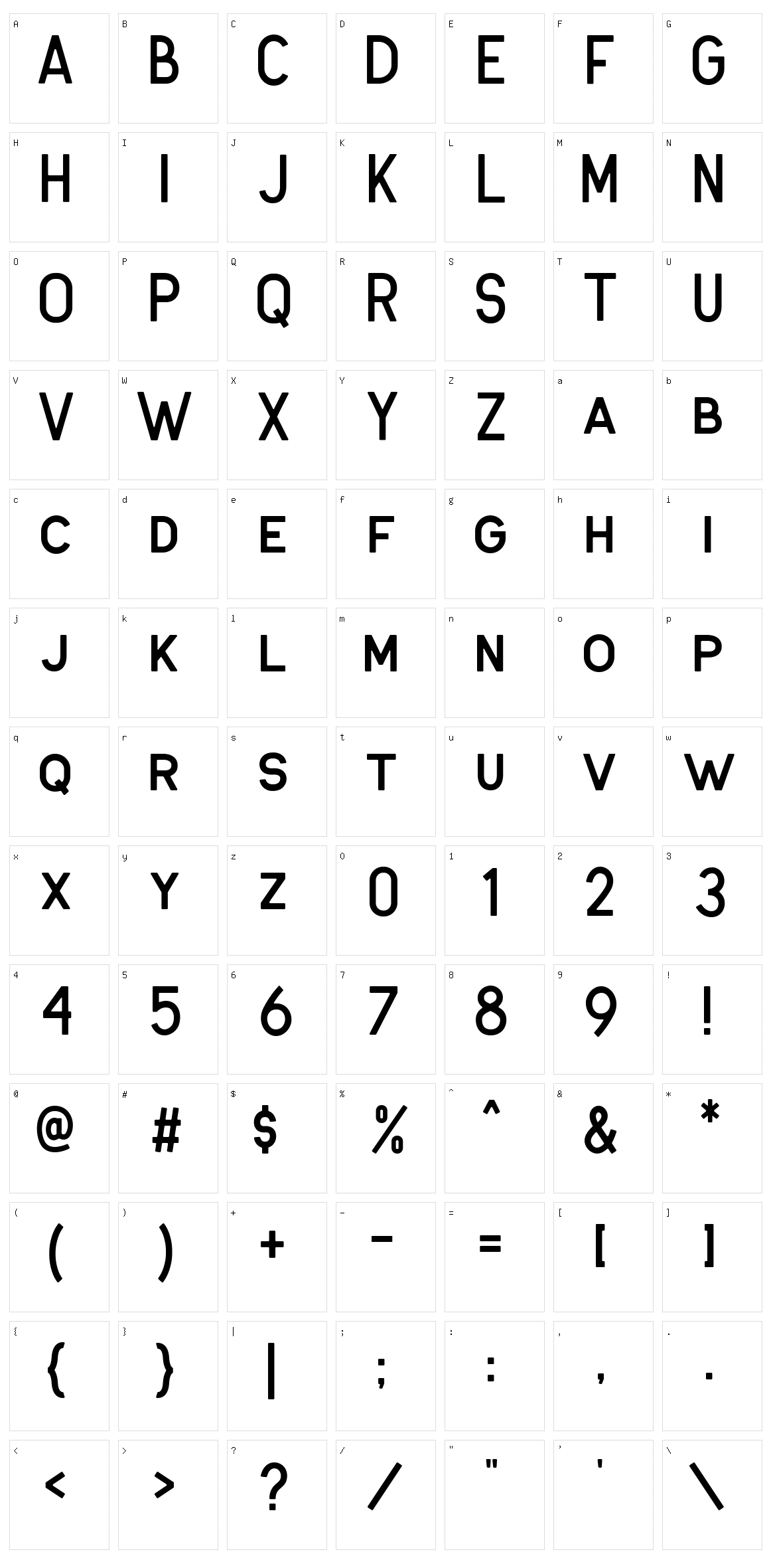 Antone Character Set