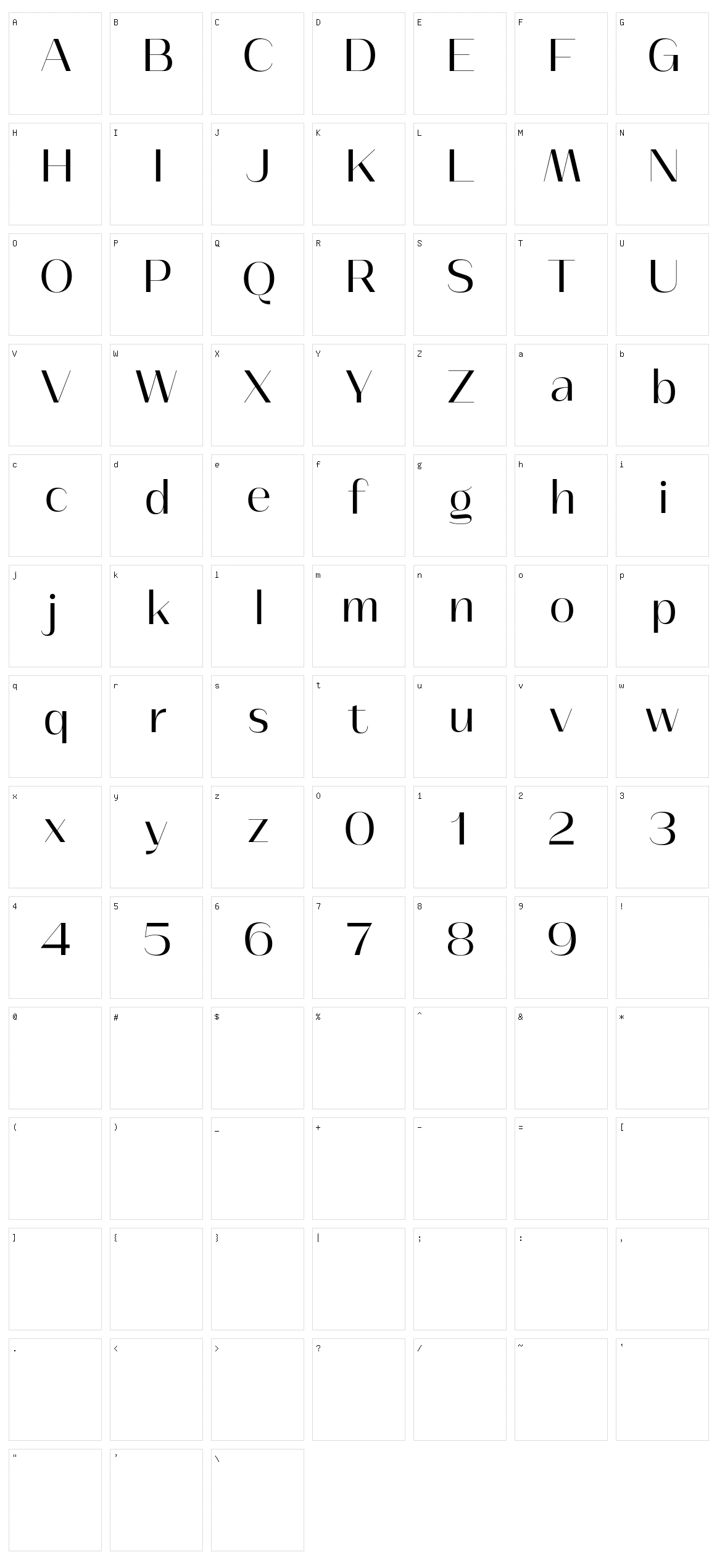 Athisthan Character Set