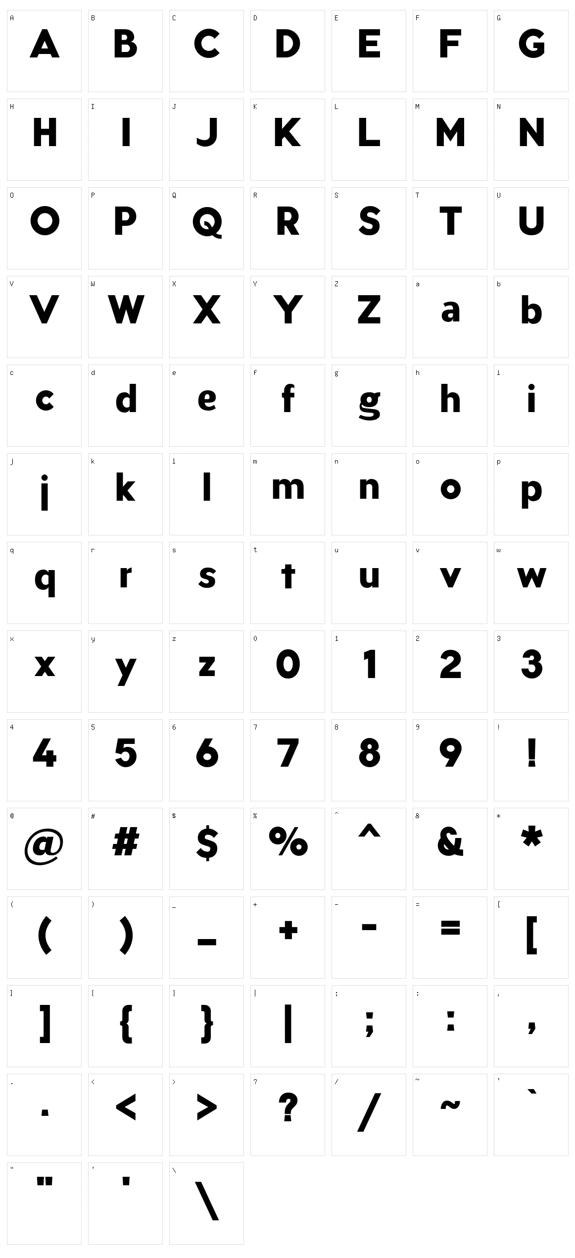 Aukim Character Set