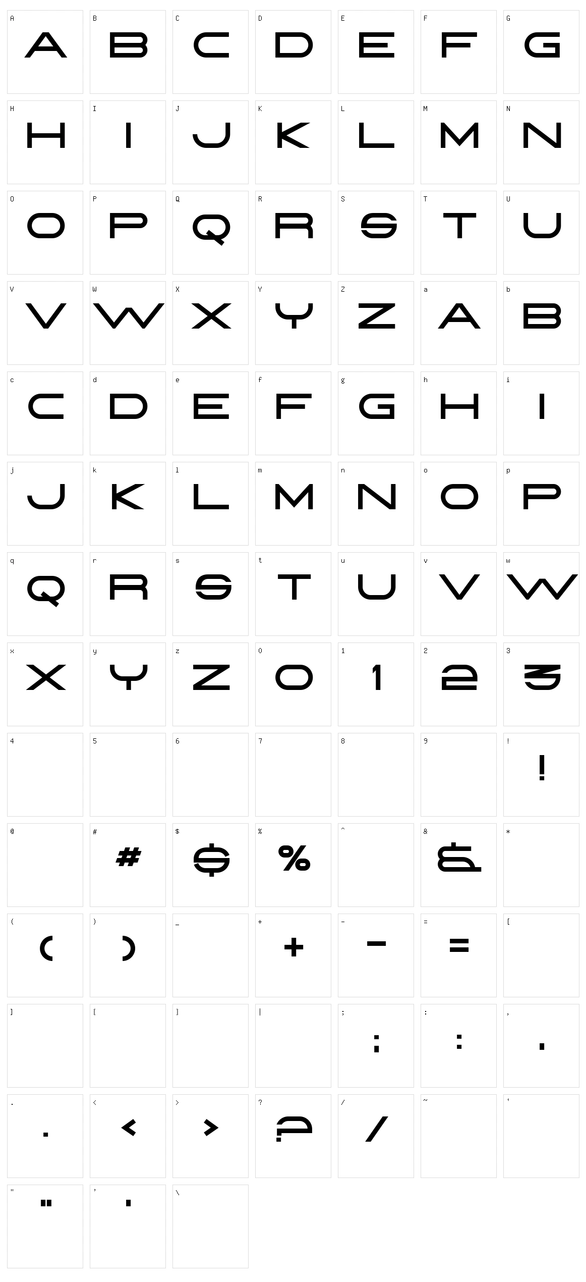 Babylon Character Set