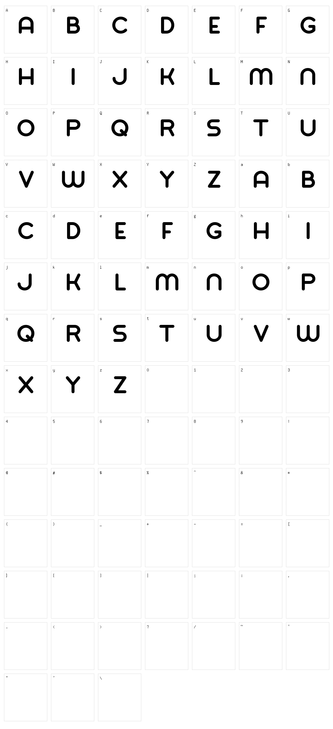 Balat Character Set