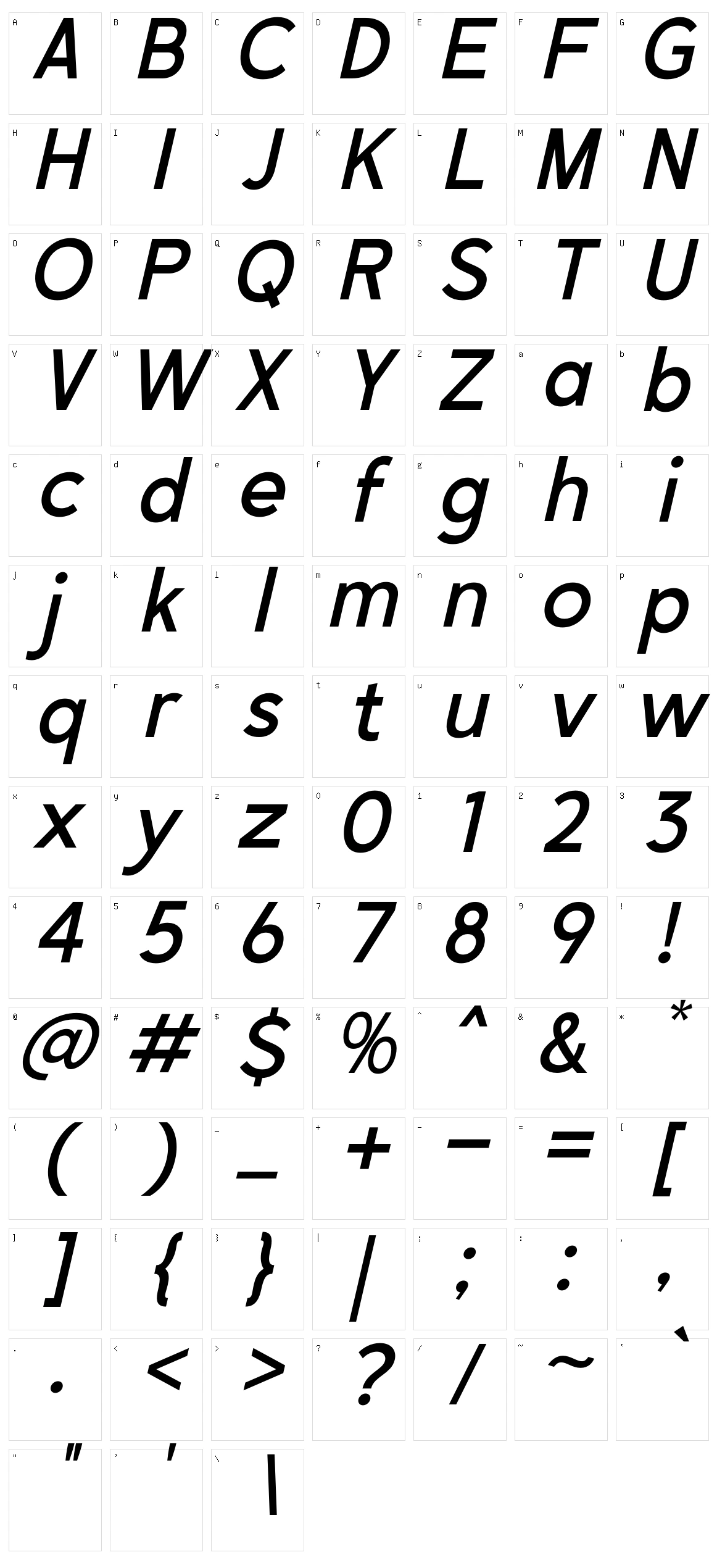 Ballad Character Set