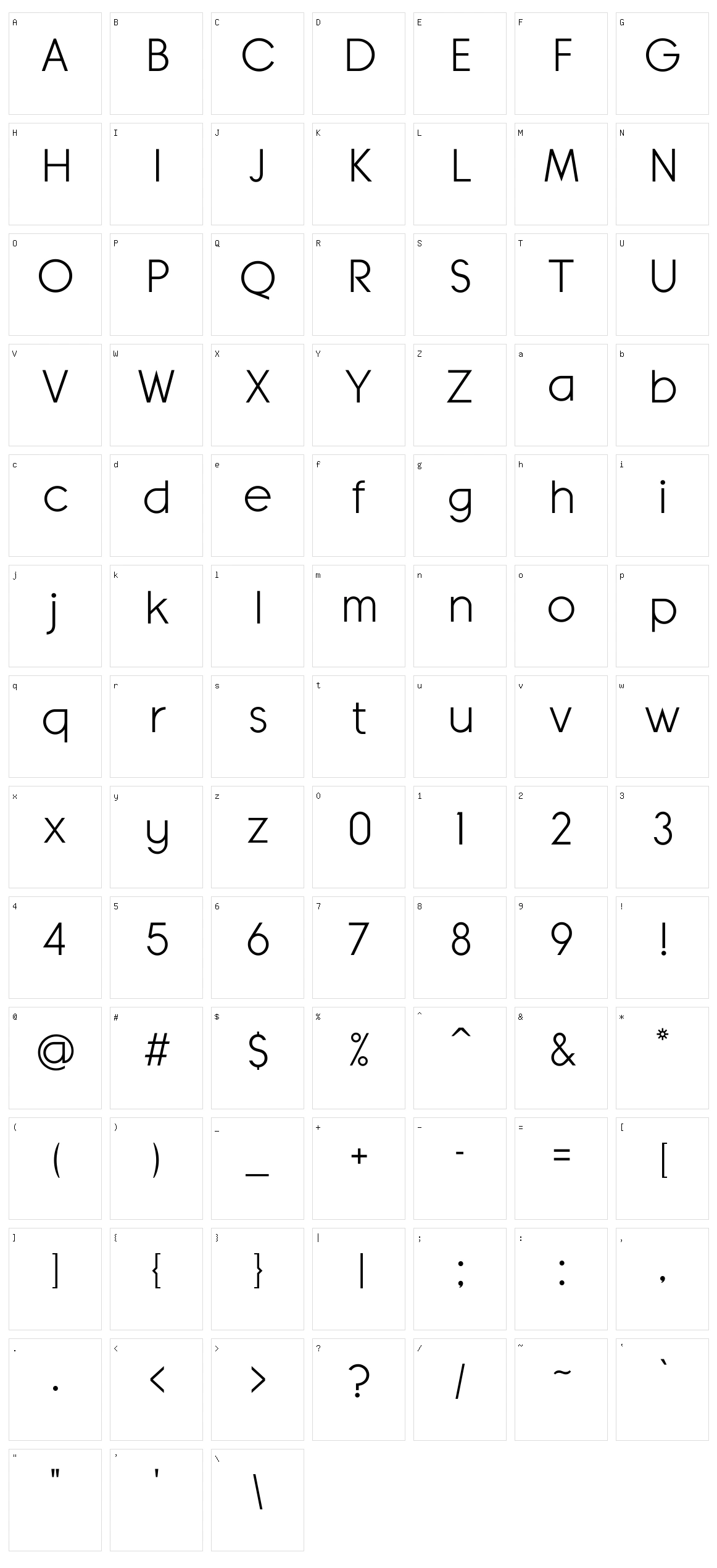 Banks Miles Single Line Character Set