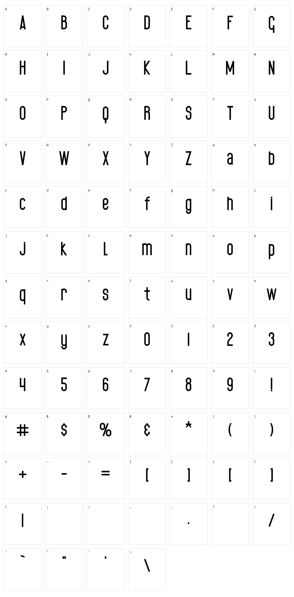 Black Spoon Character Set