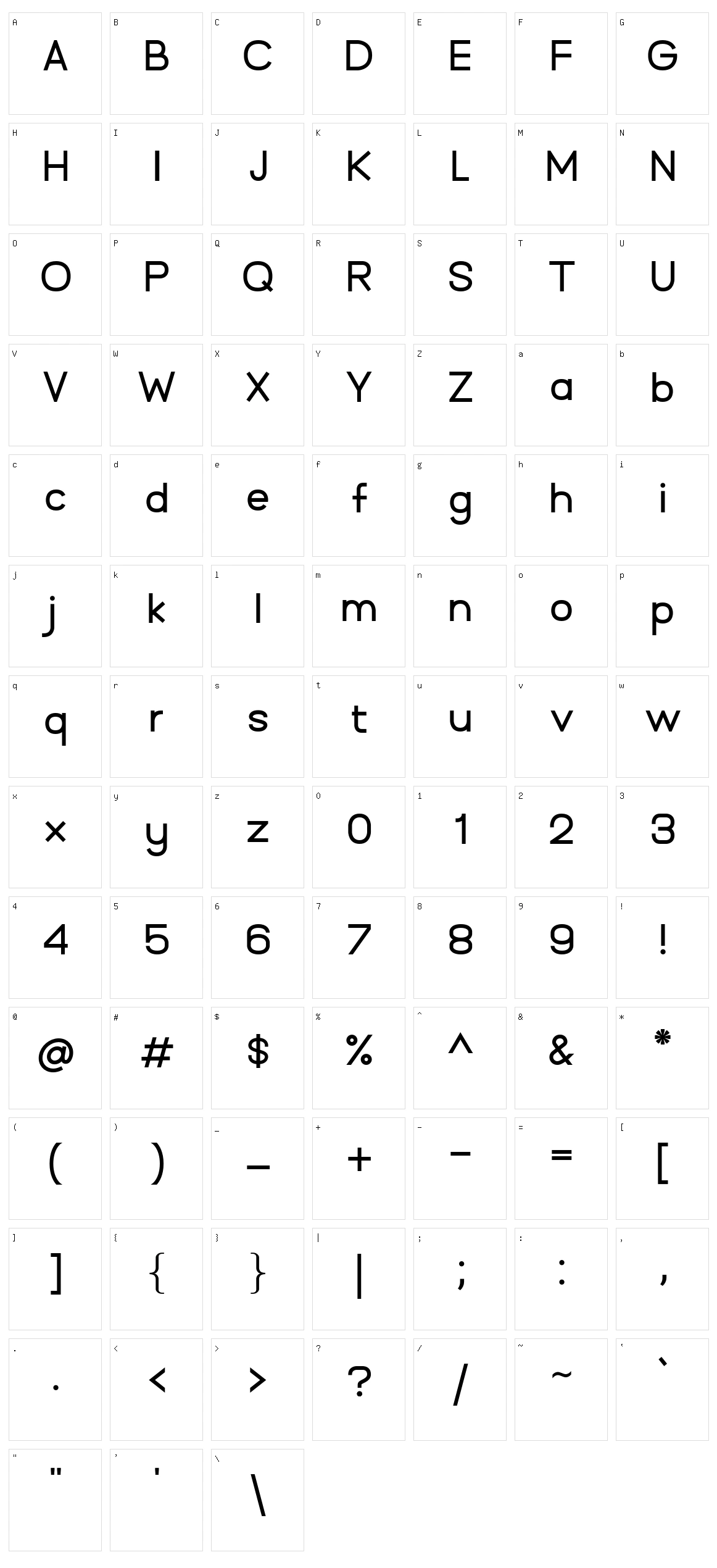 Branding Pro Character Set