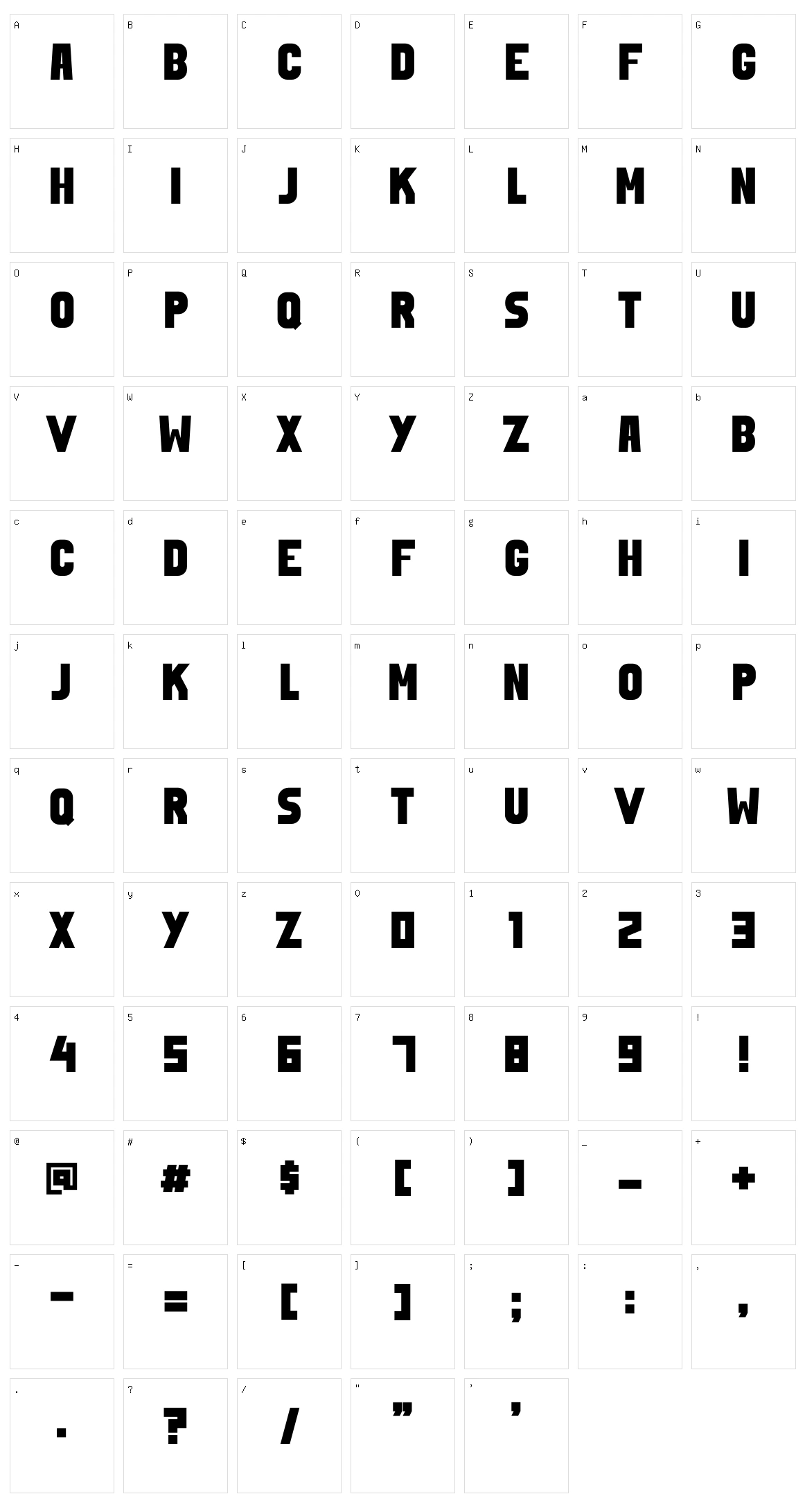 Business Growth Character Set