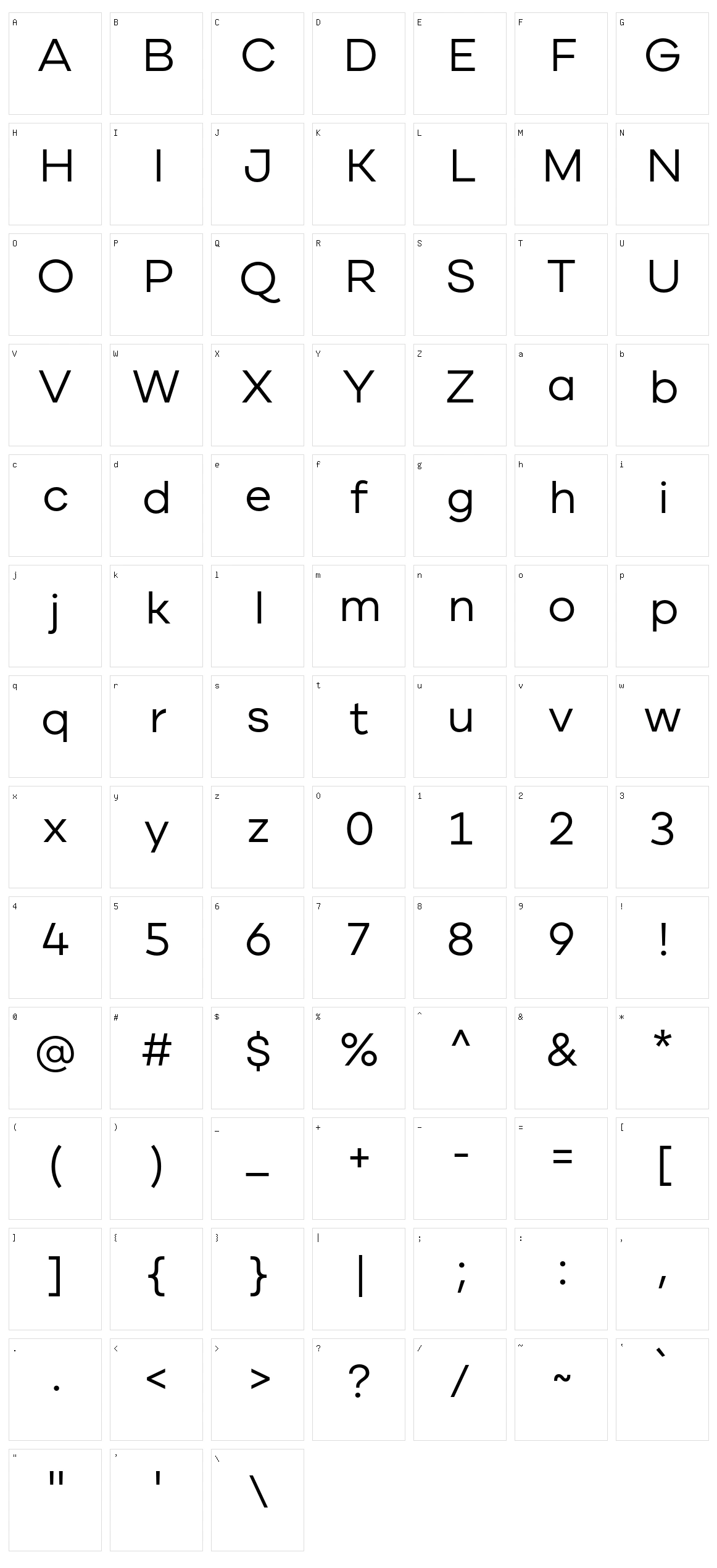 Cardium A Character Set