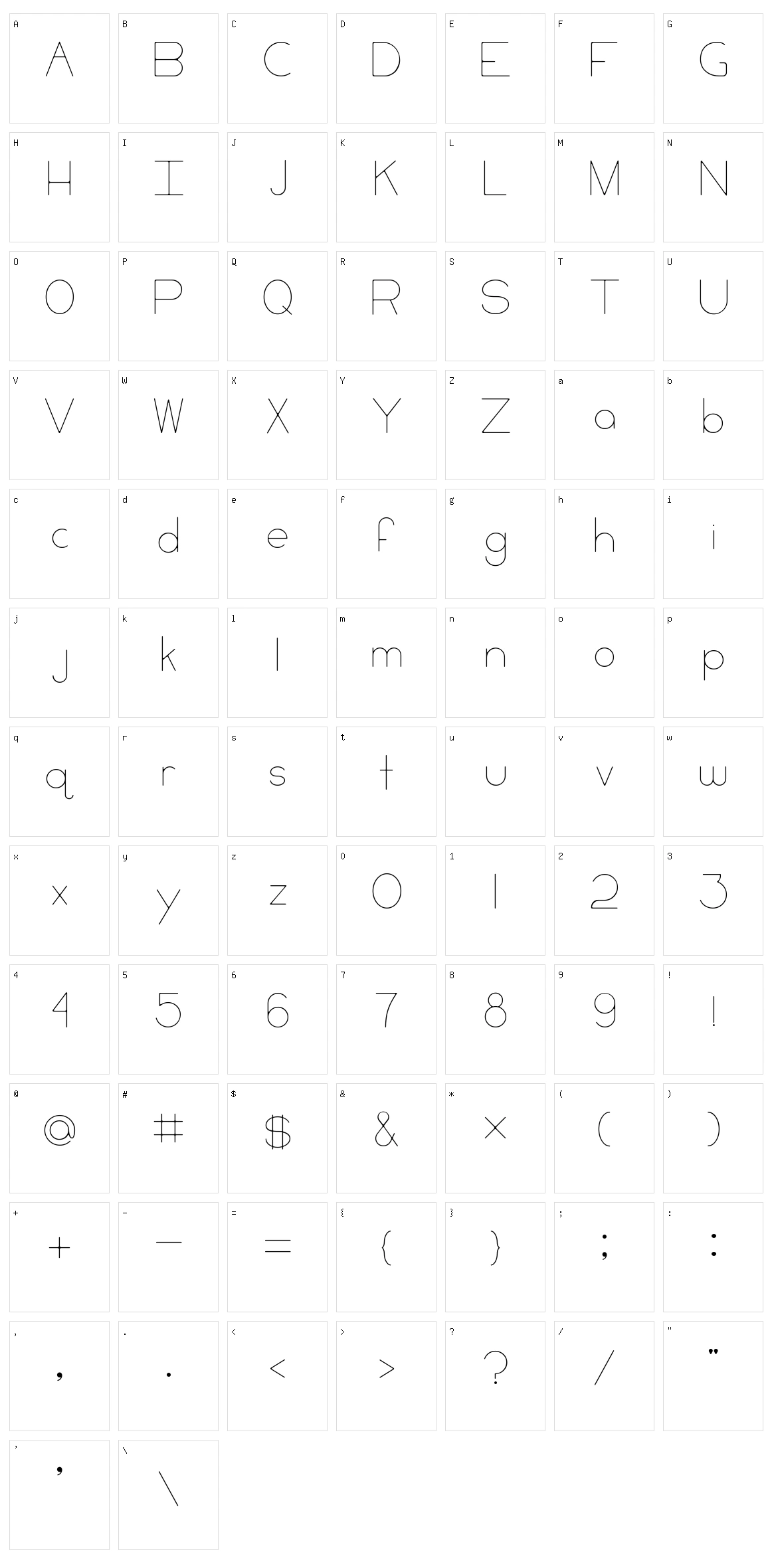 CC Keni Character Set