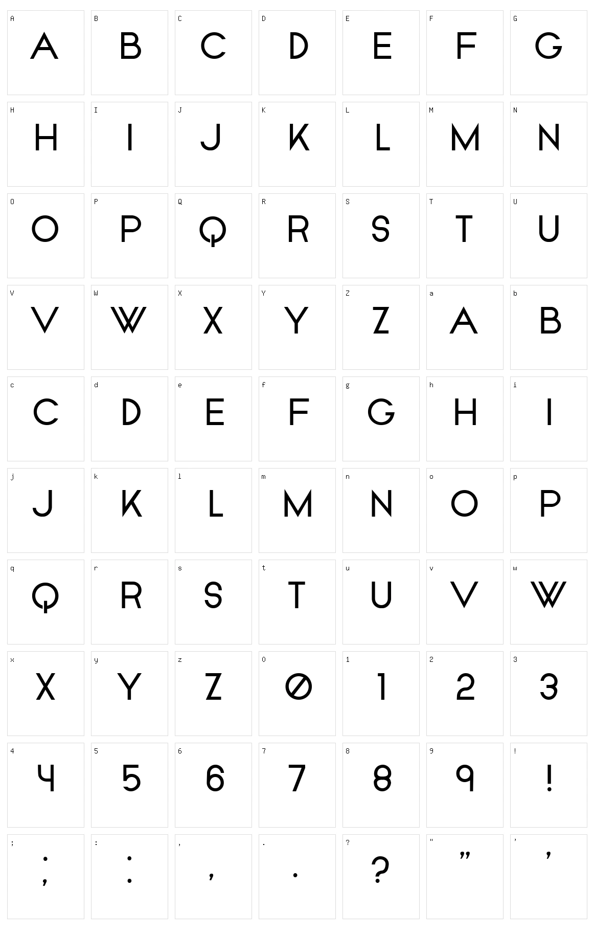 Collective Character Set