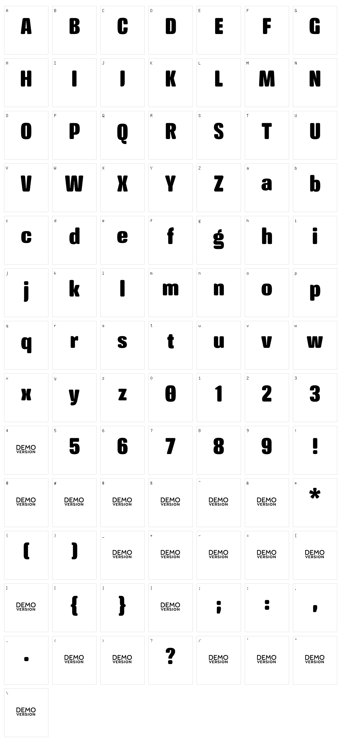 Crossfit Character Set