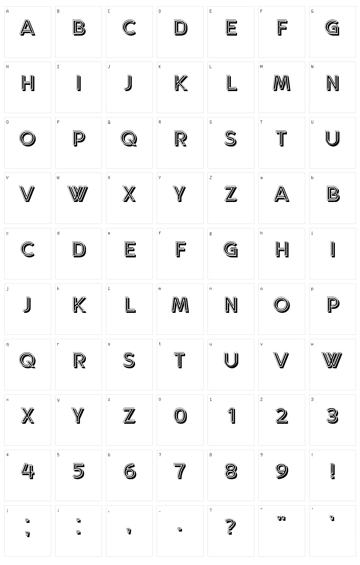Curva Character Set