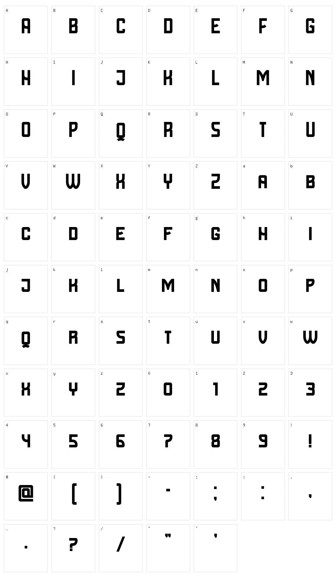 Cyrillic Attitudes Character Set