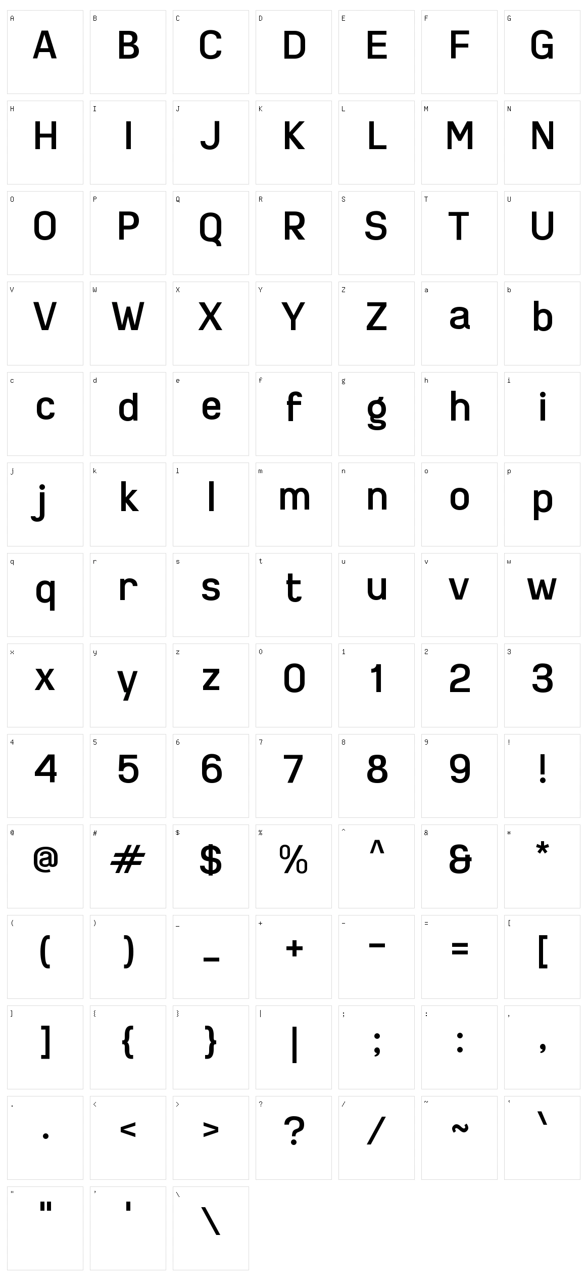 d Dihapus 404 Character Set
