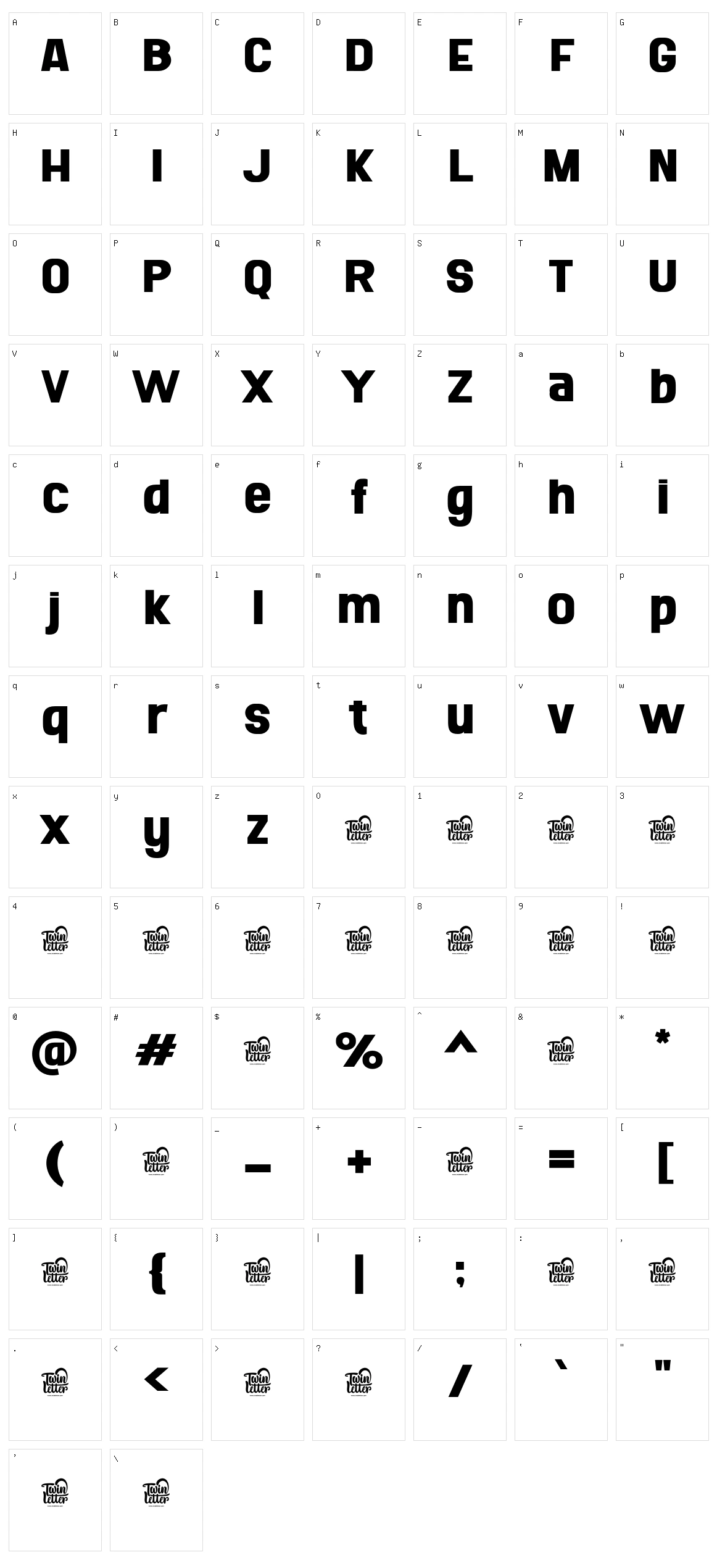 Dahyu Character Set