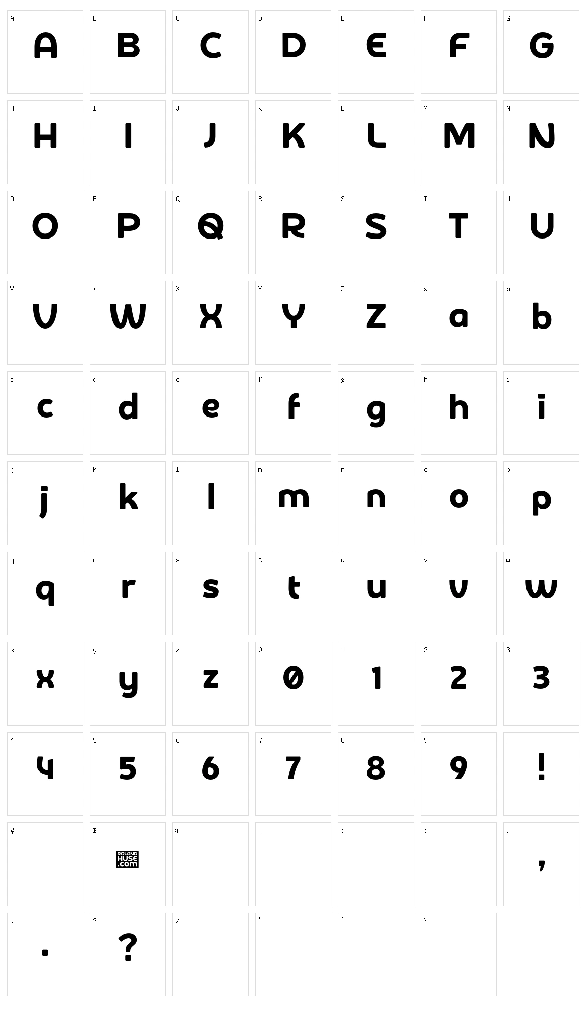 De Rotterdam Character Set