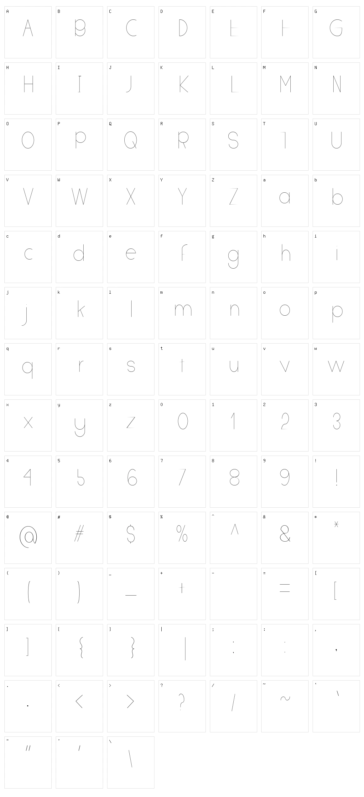 Deathay Character Set