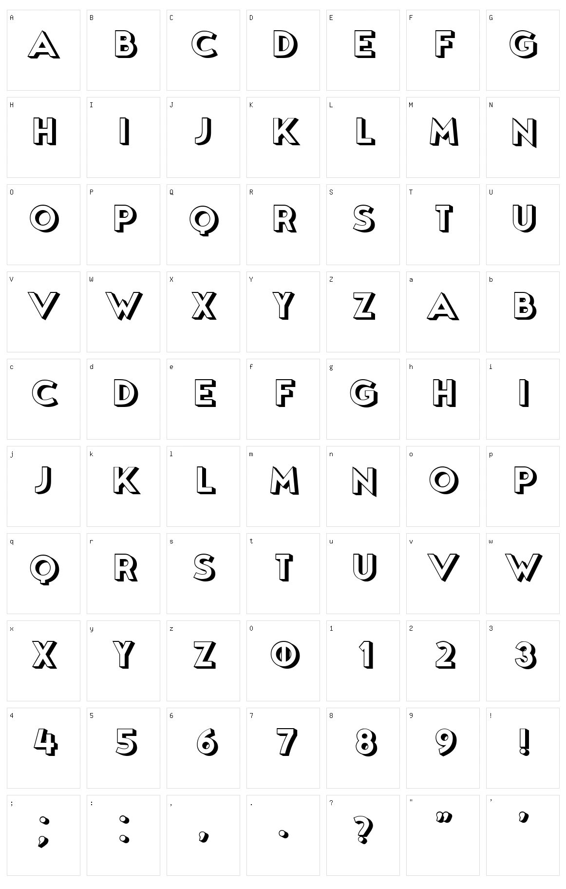 Delta Character Set