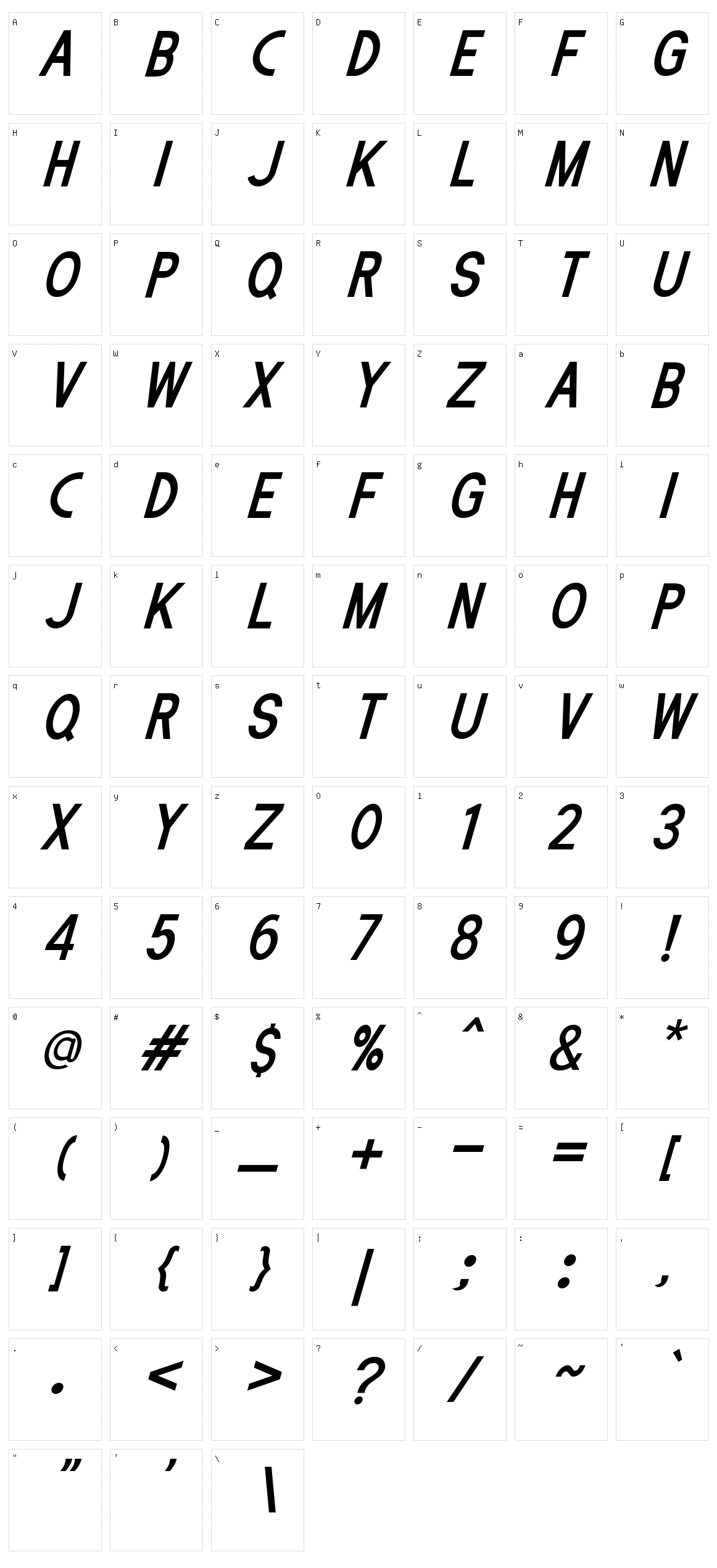 Ellando Character Set