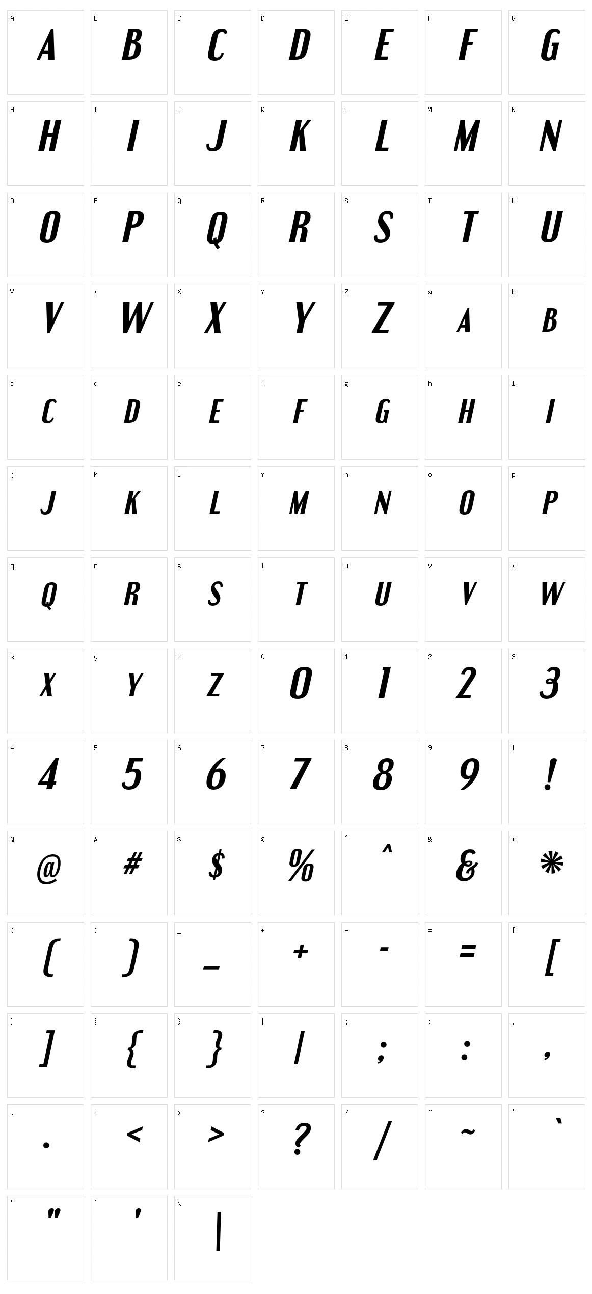 Engebrechtre Character Set