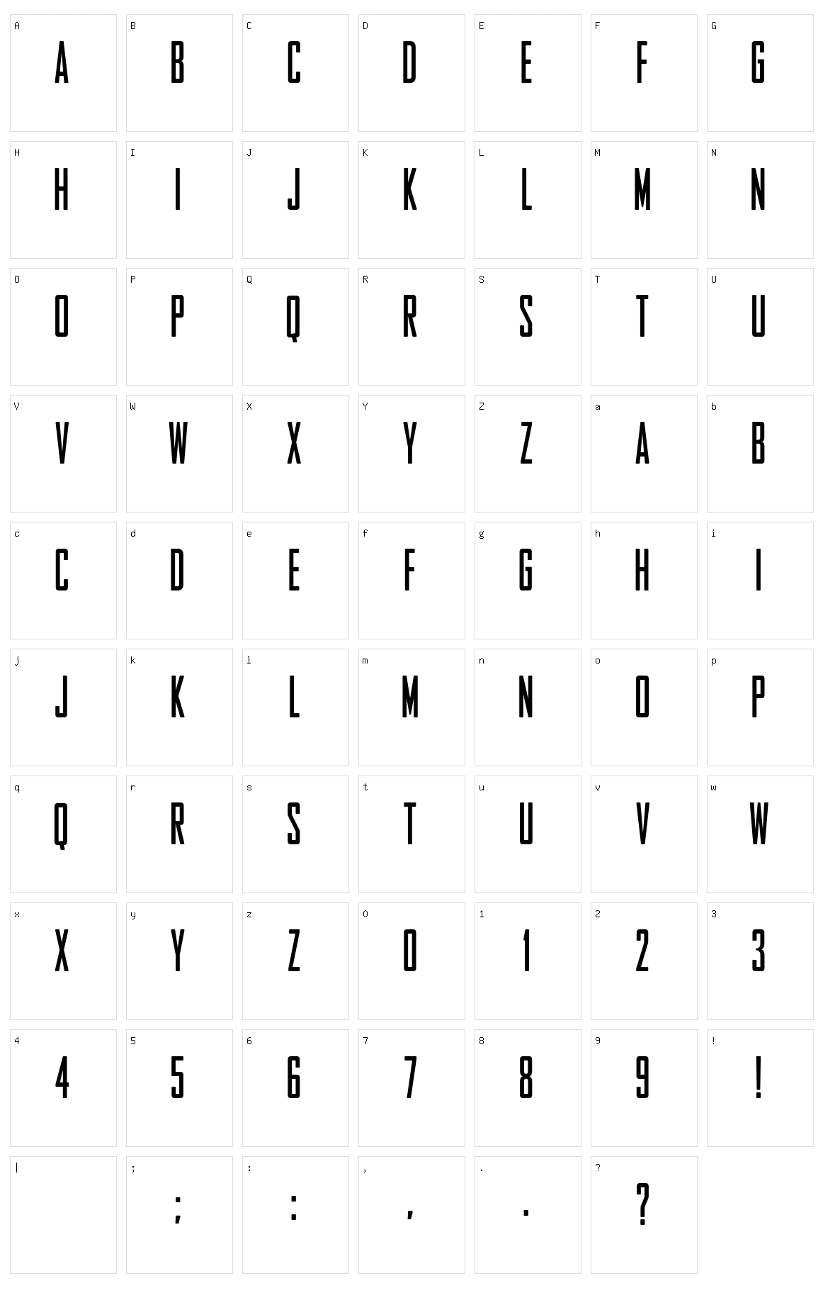 Entschuldigung Character Set
