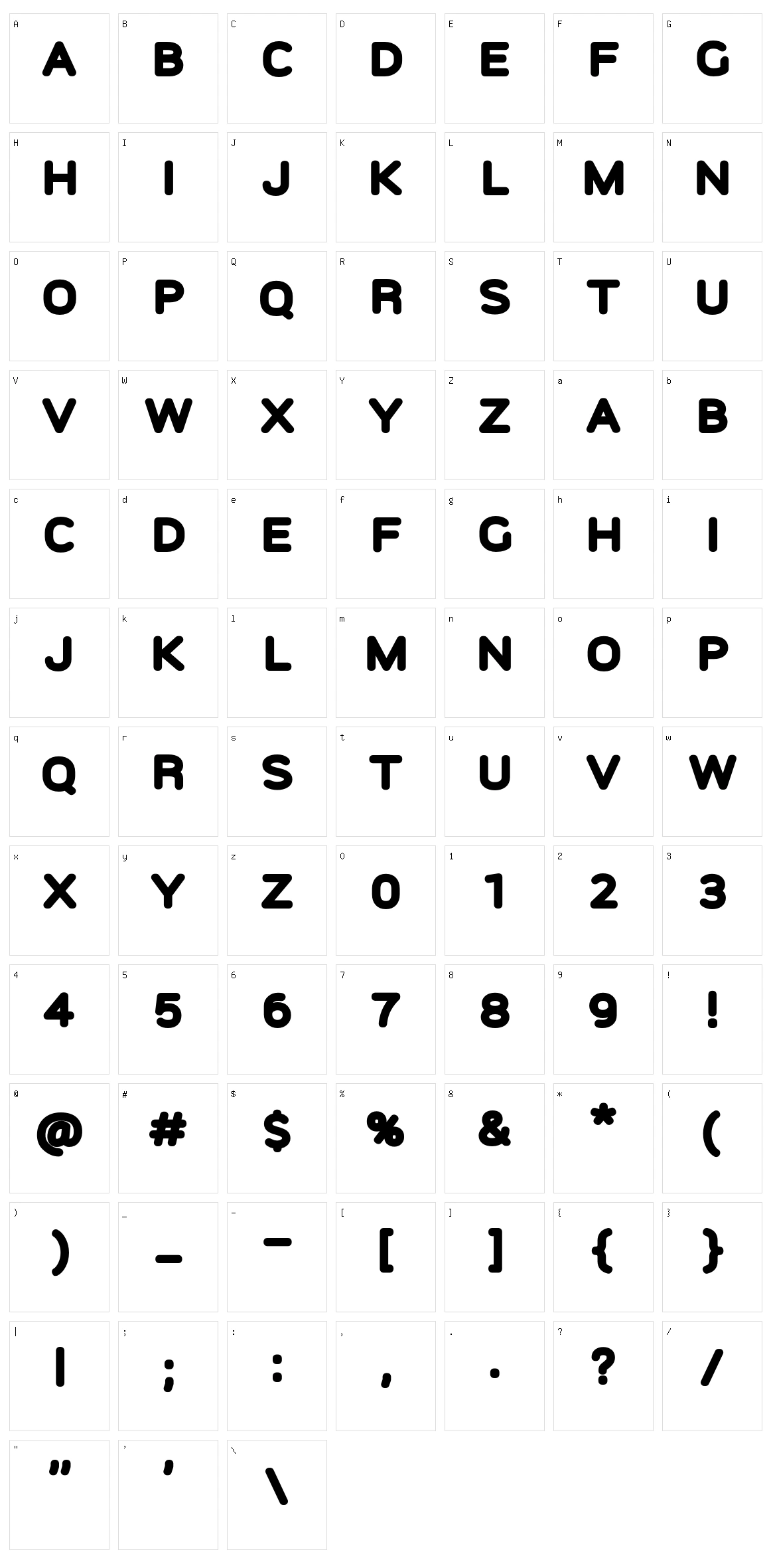 Figno Character Set