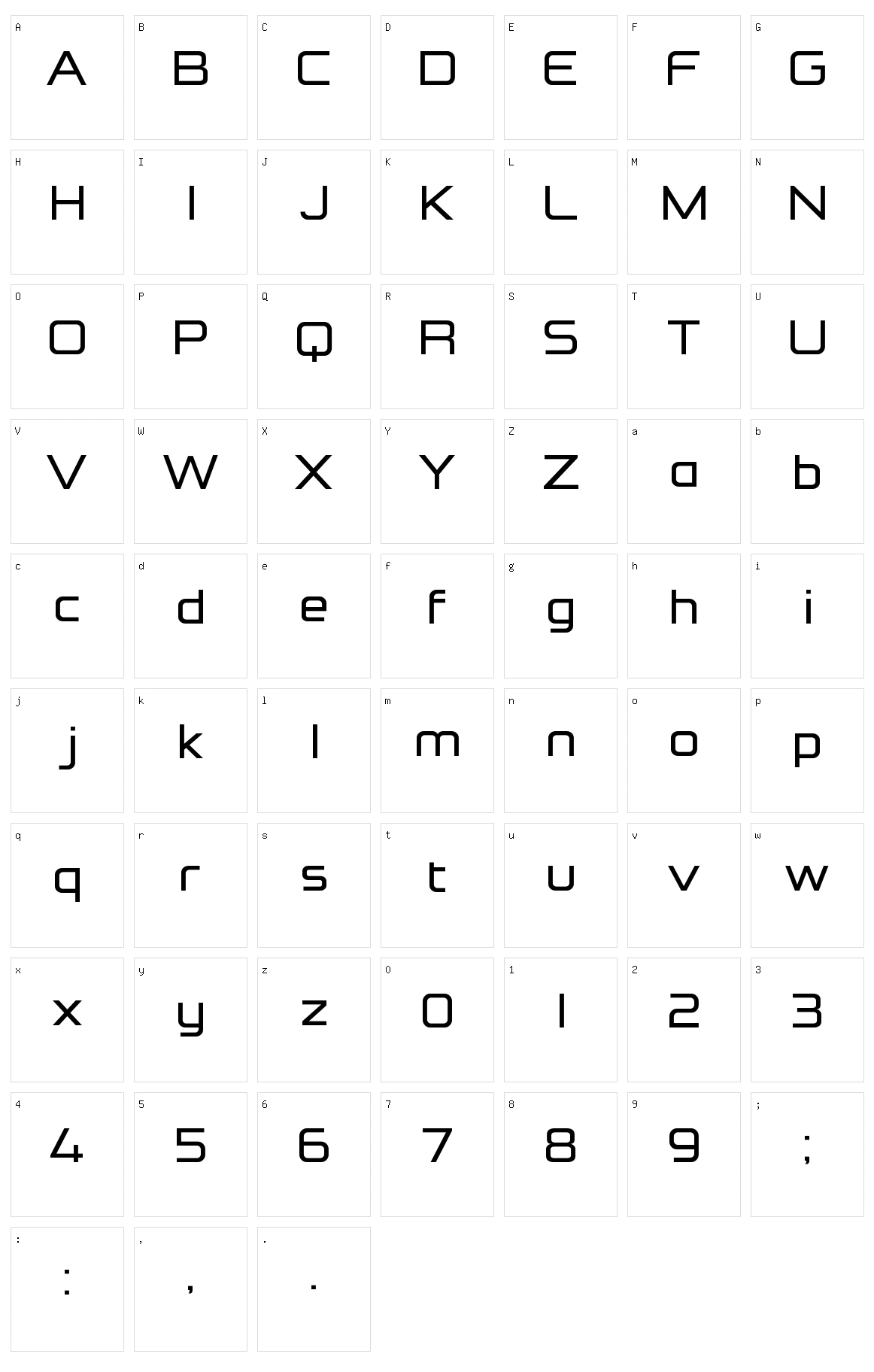 Formation Sans Character Set