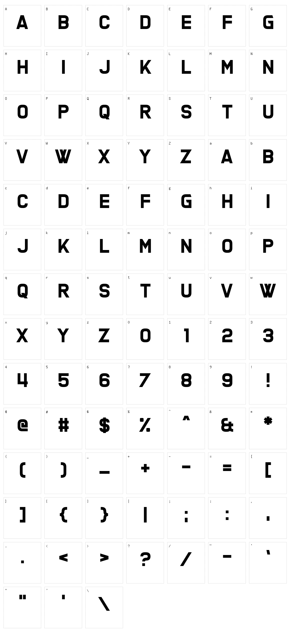 Fresh Eaters Character Set