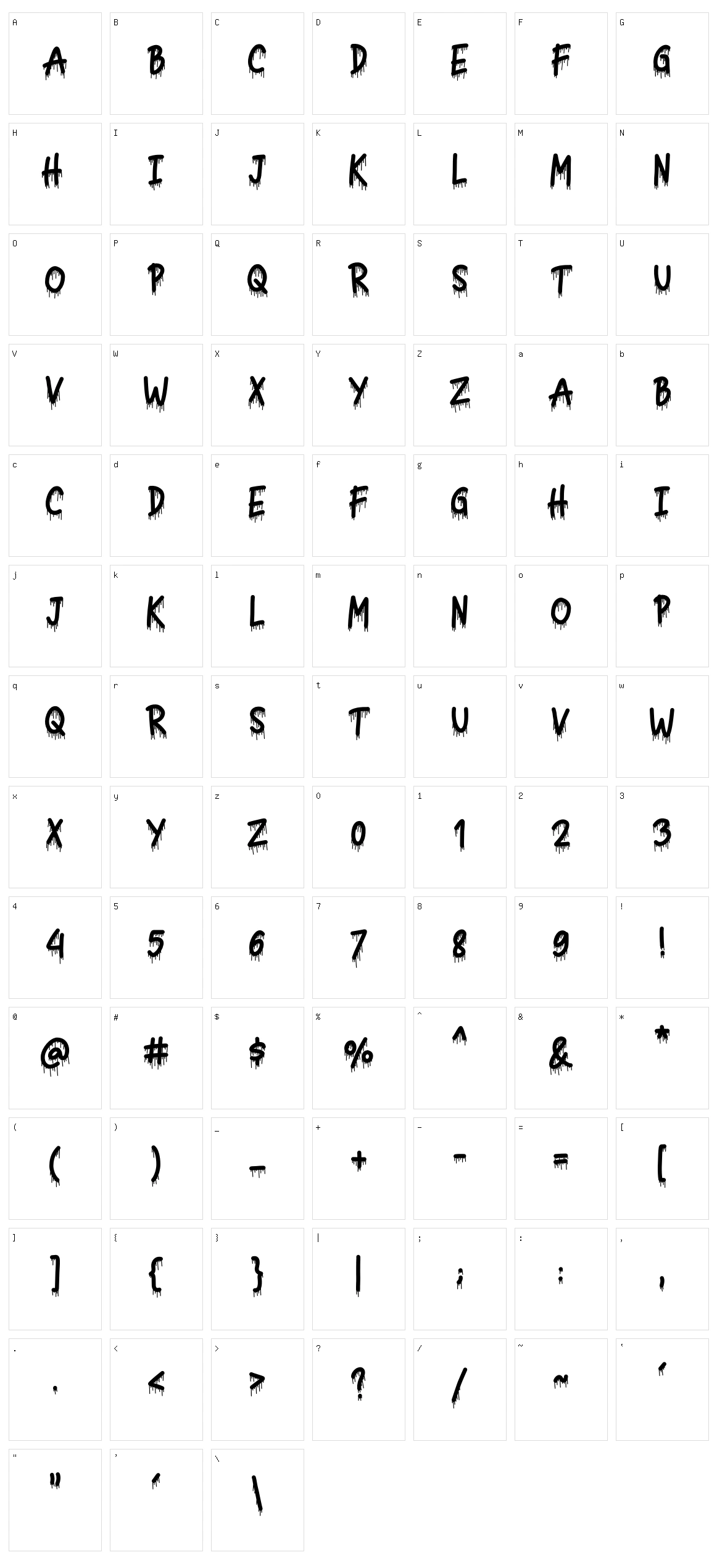 Halloween Character Set