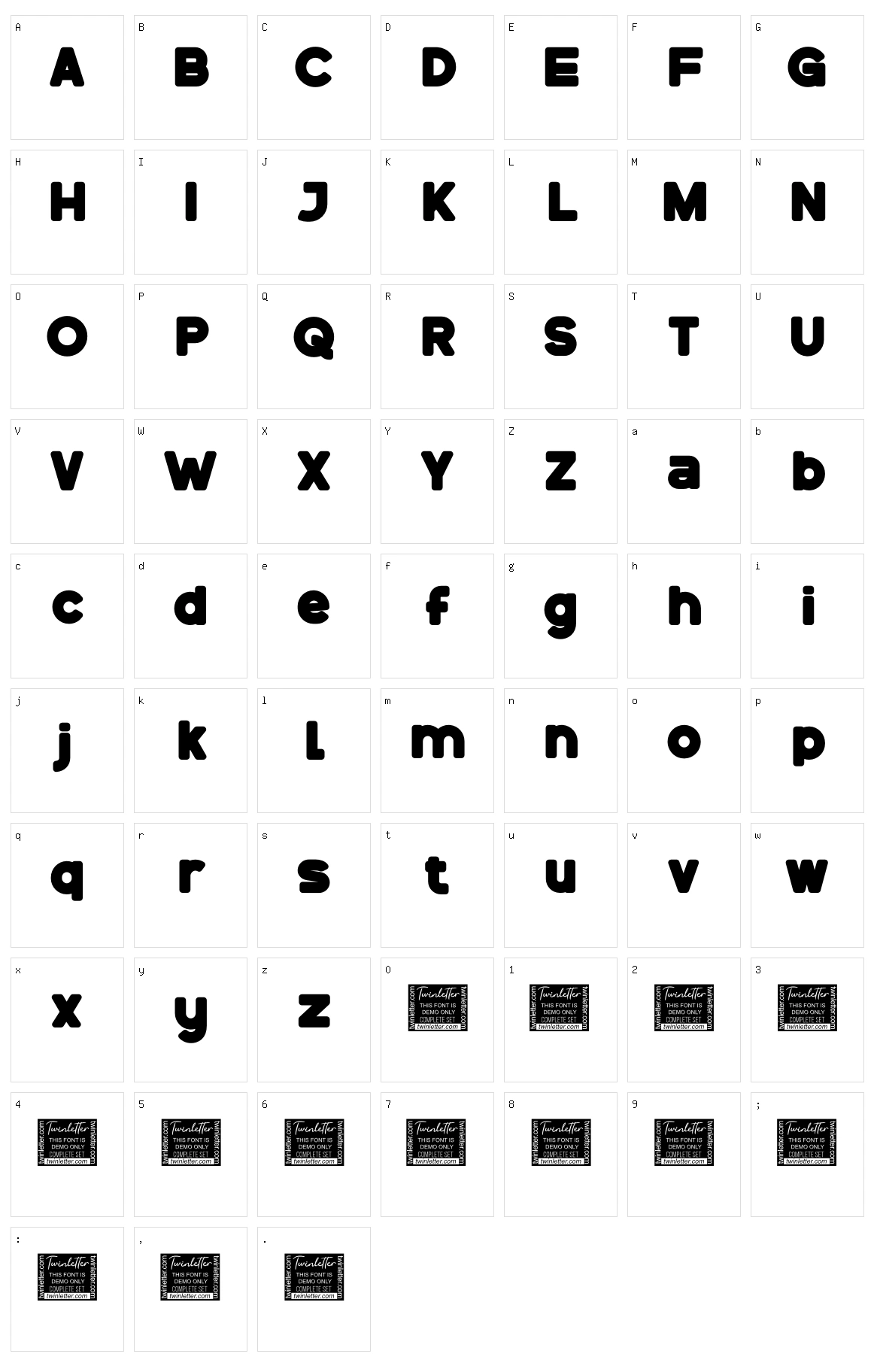 Goda Character Set
