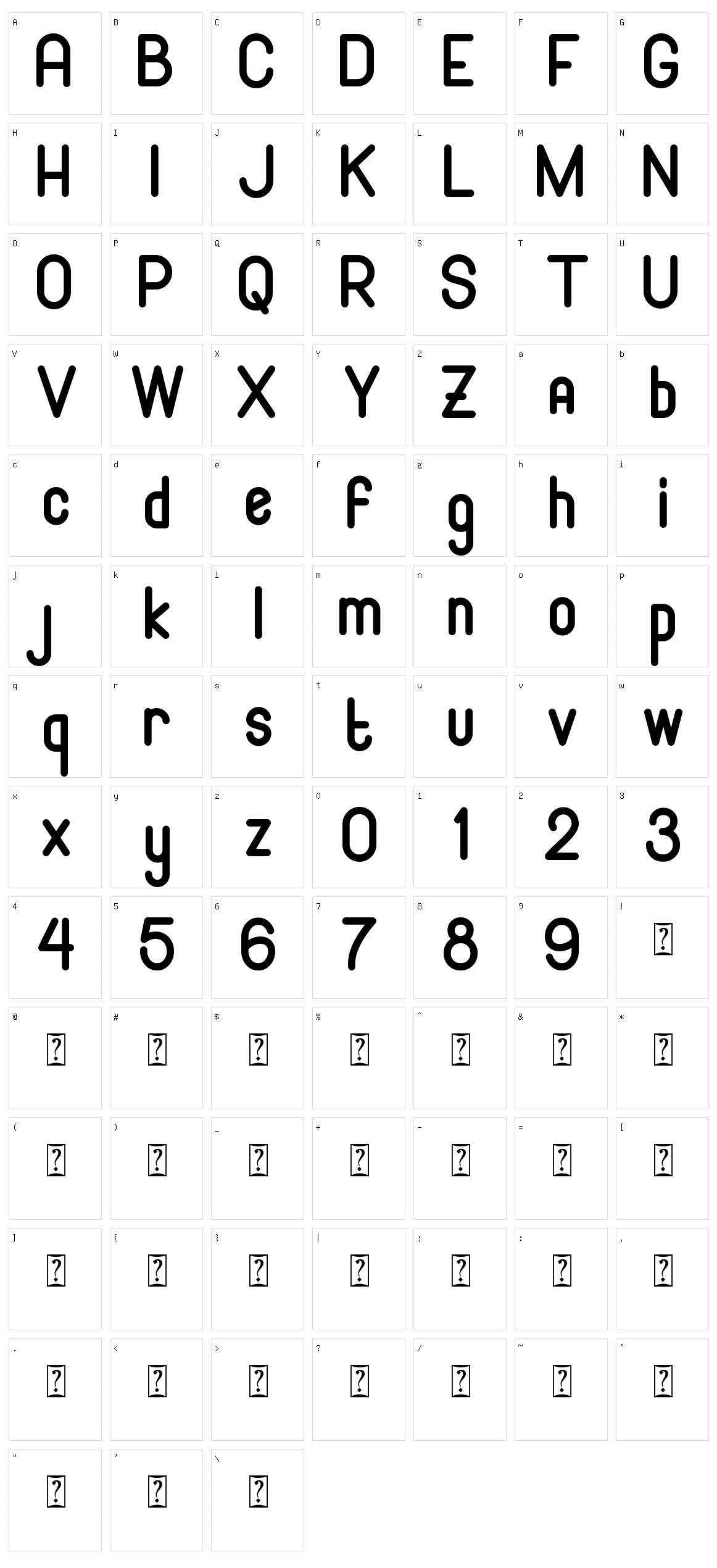 Halena Character Set