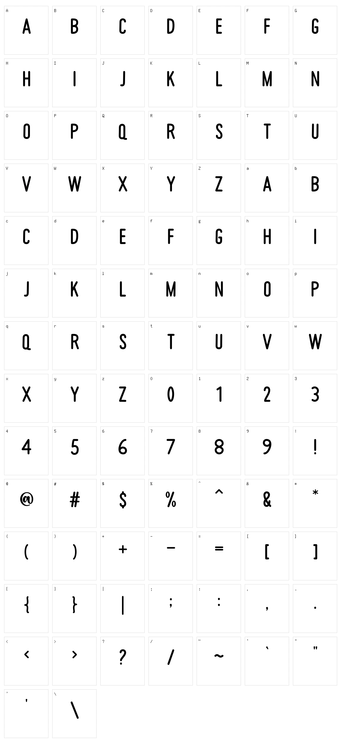 Hey Character Set