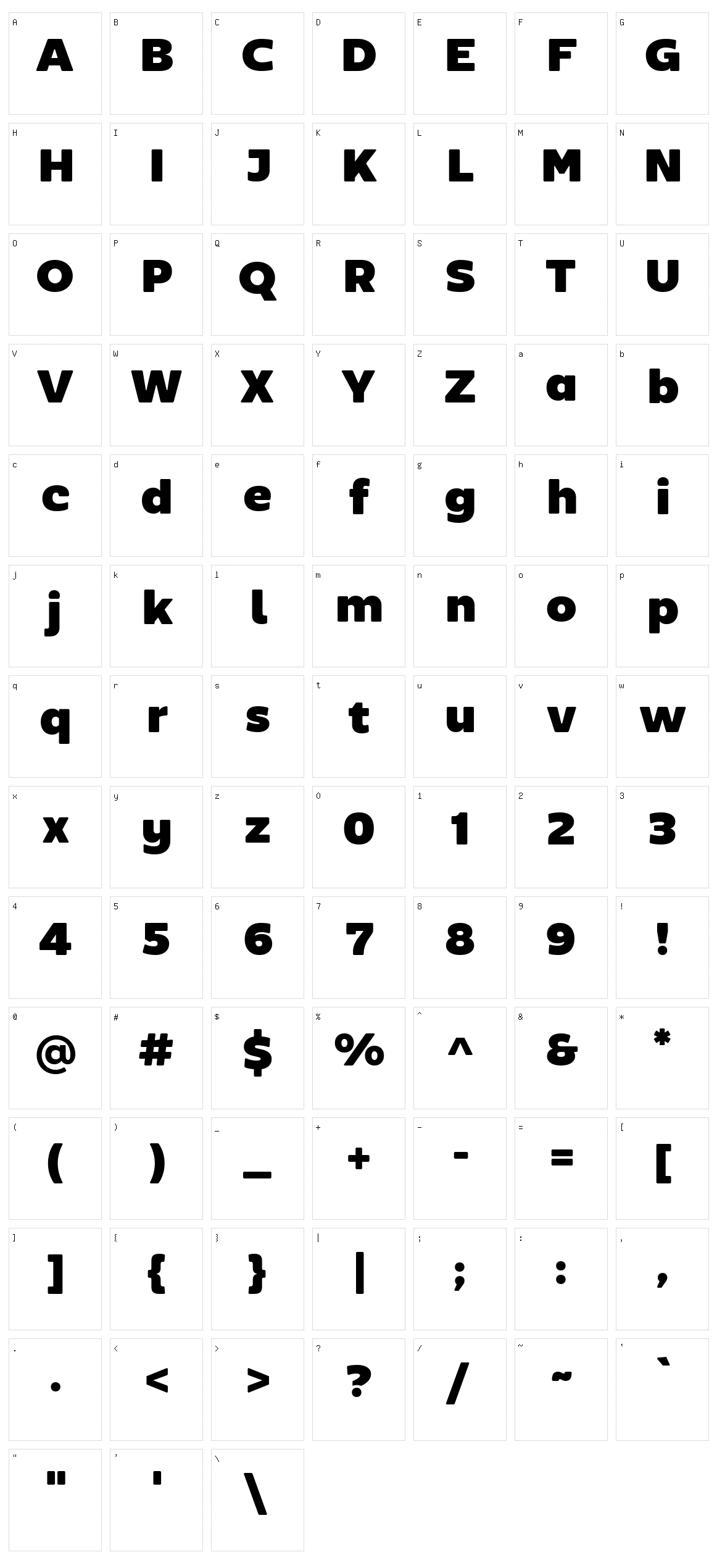 Hitmo 2.0 Character Set
